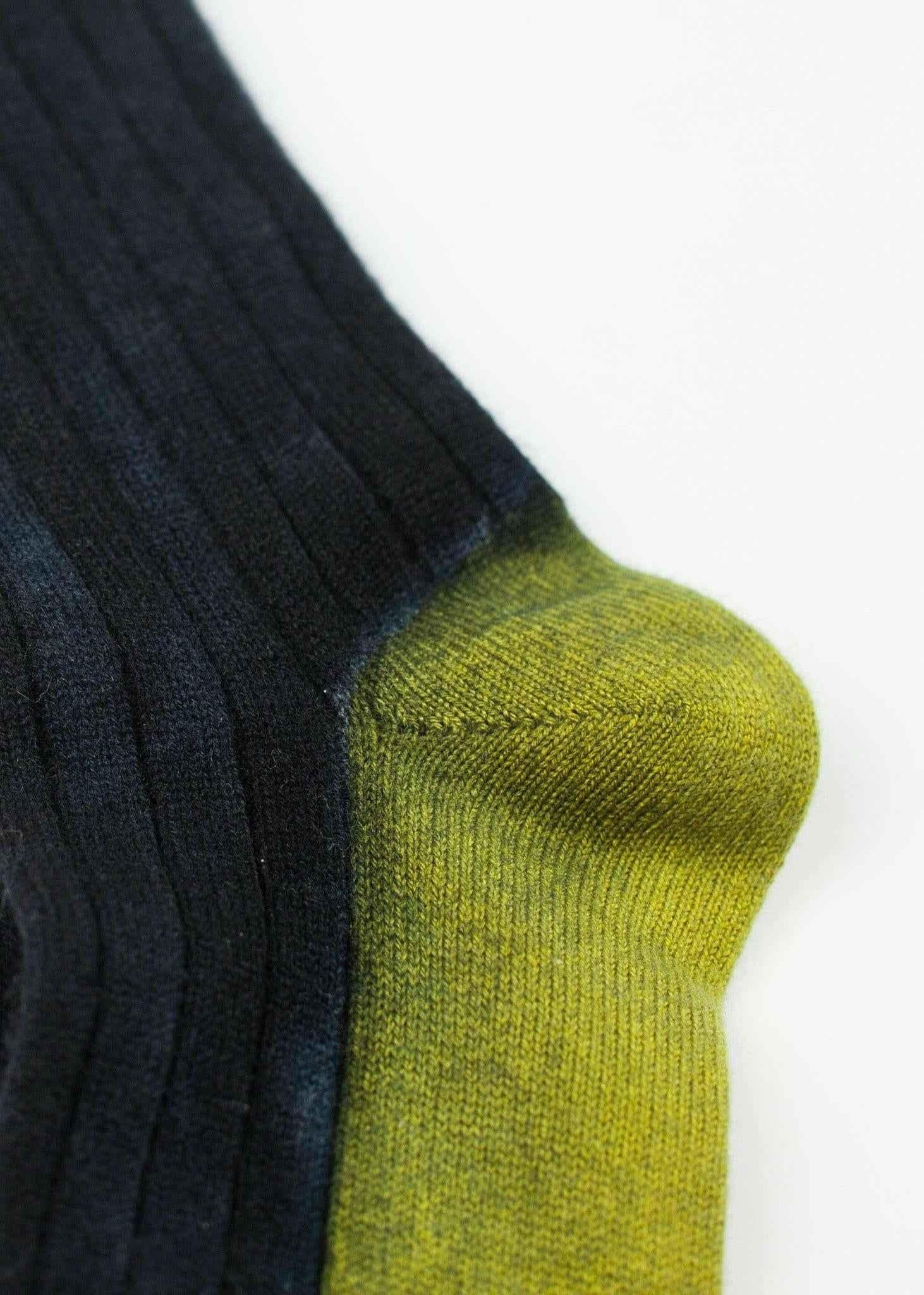 Cashmere Knit Sock in Blue.
