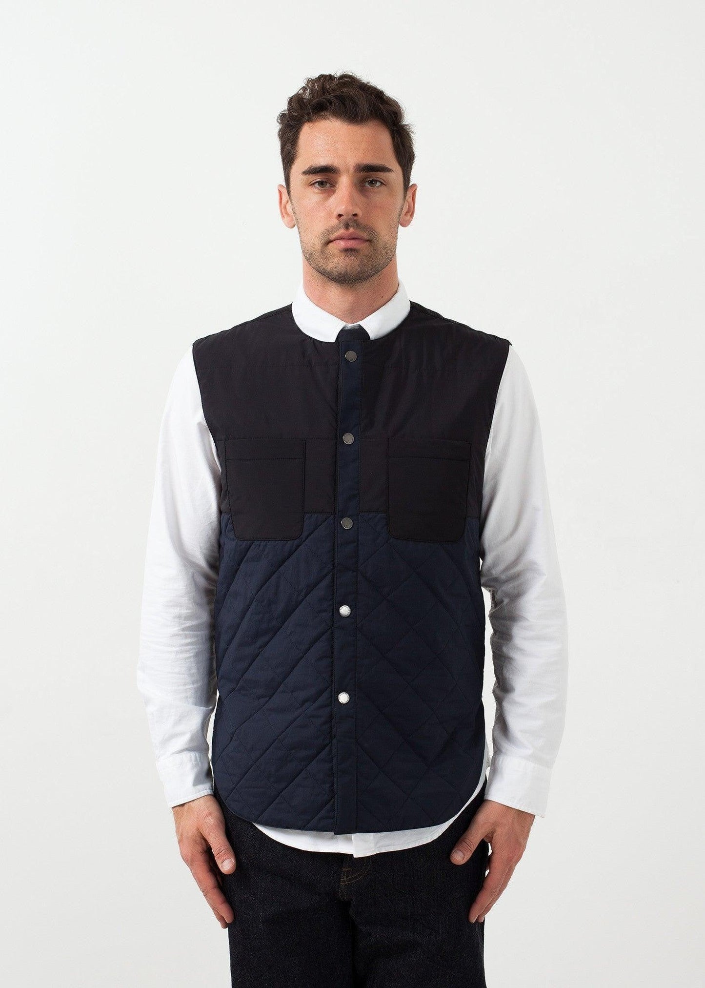 Reversible Quilted Vest.