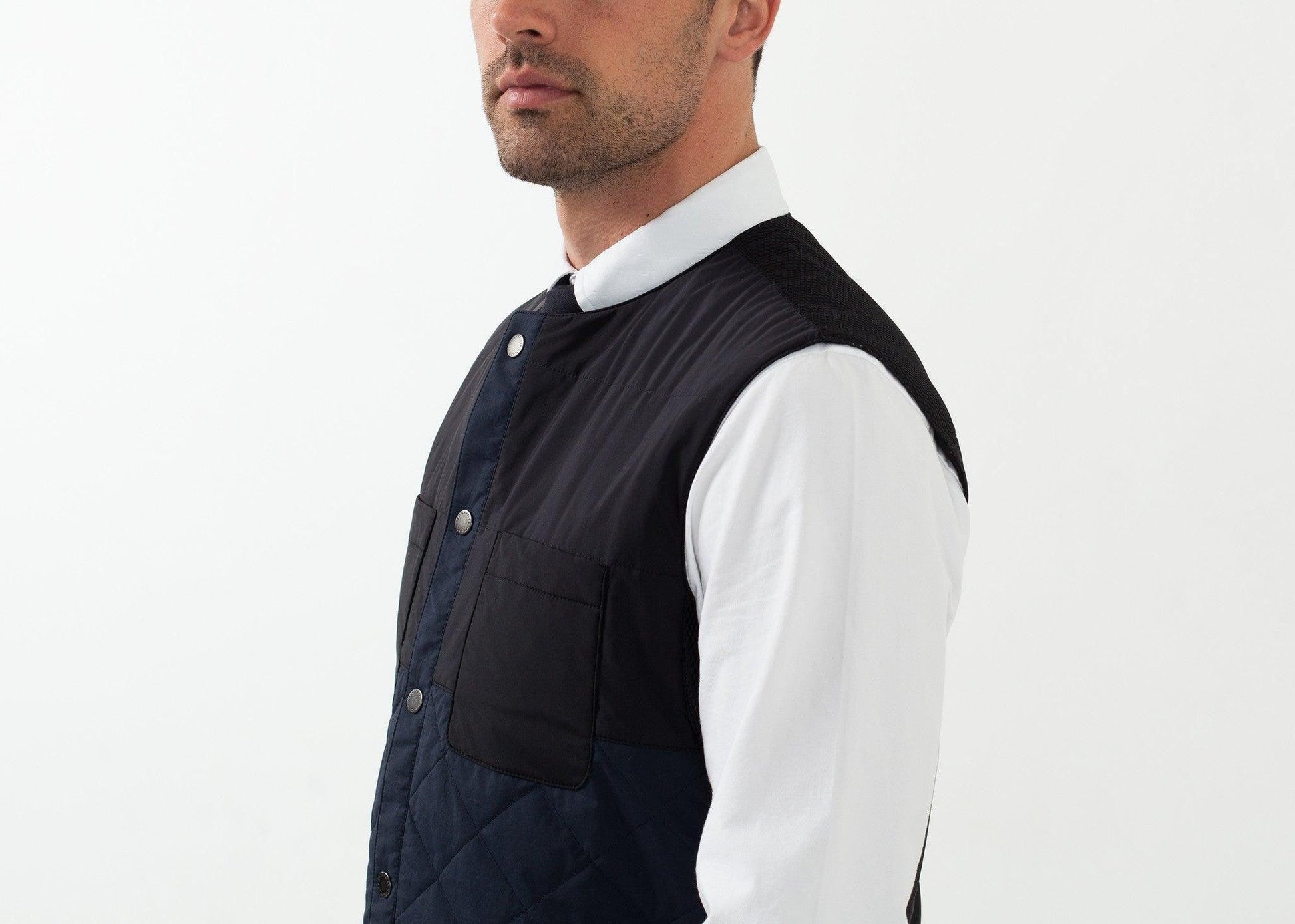 Reversible Quilted Vest.