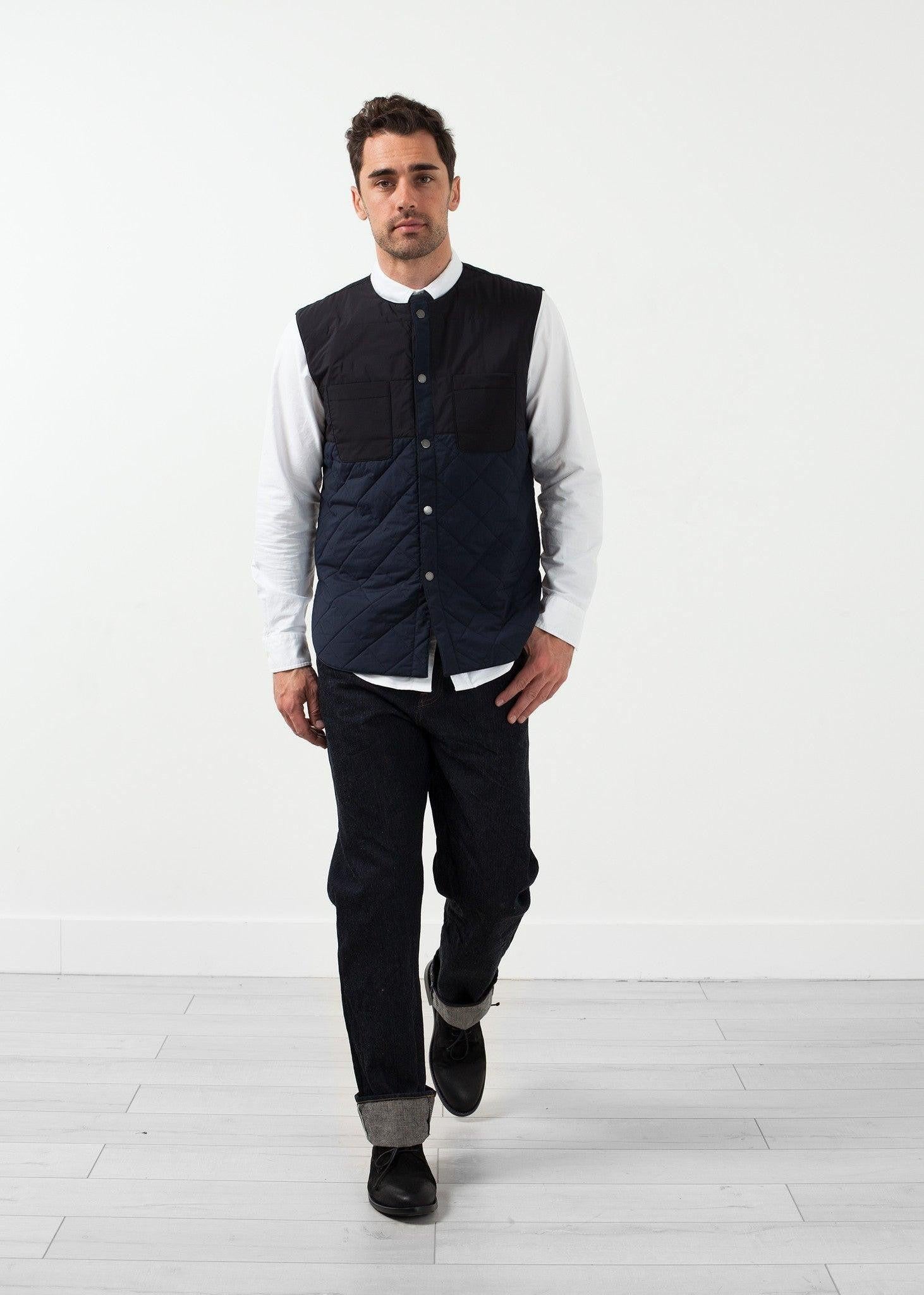 Reversible Quilted Vest.