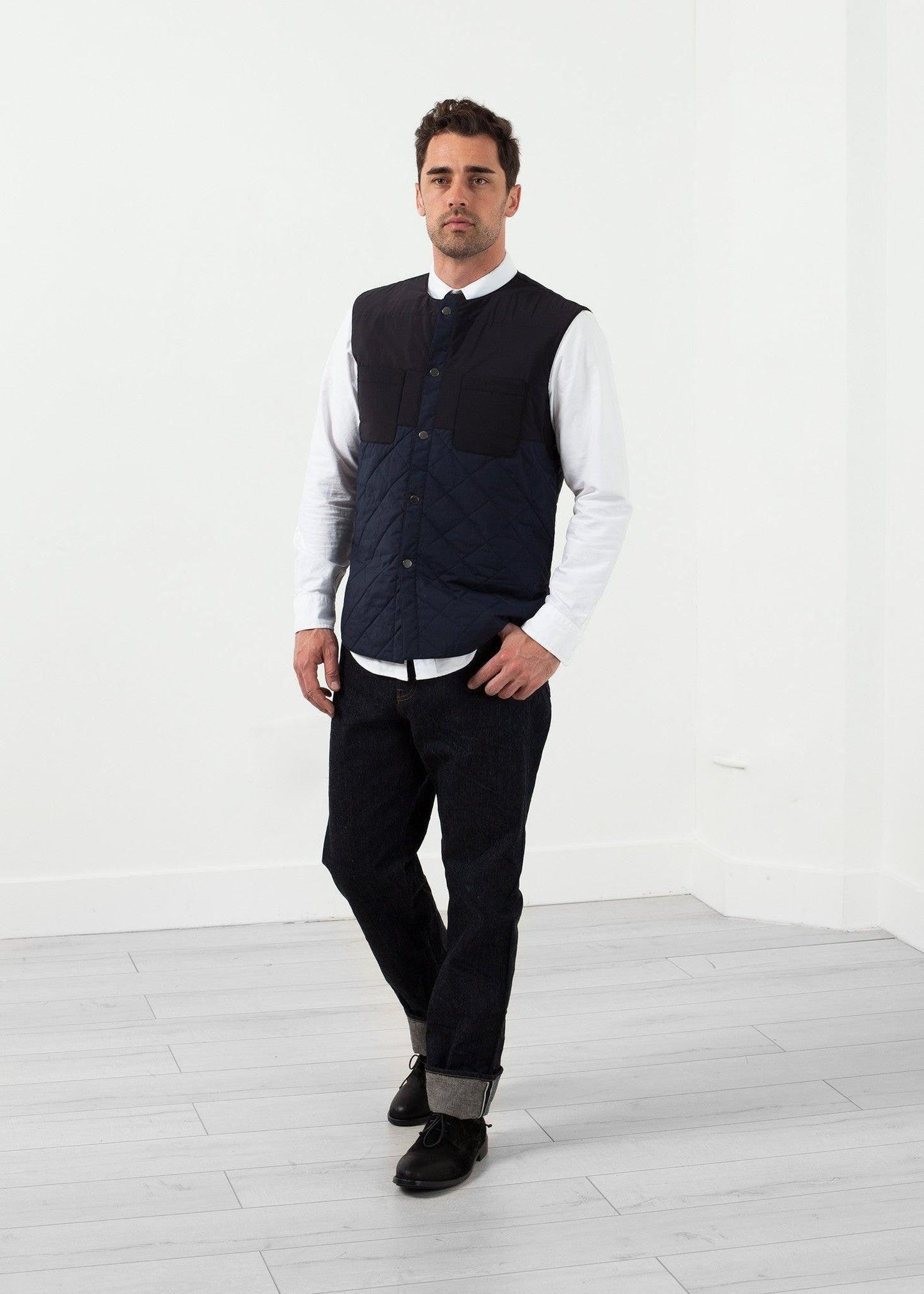 Reversible Quilted Vest.