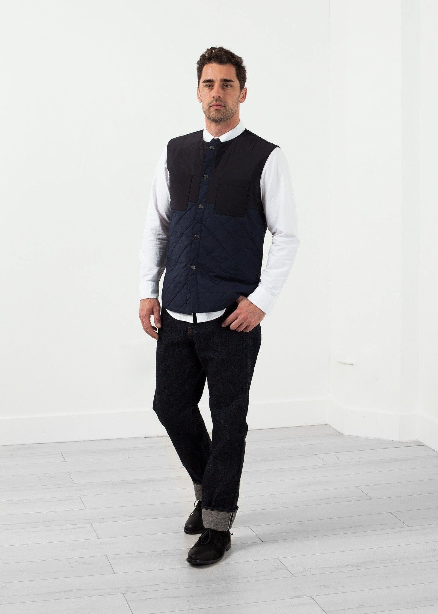Reversible Quilted Vest.