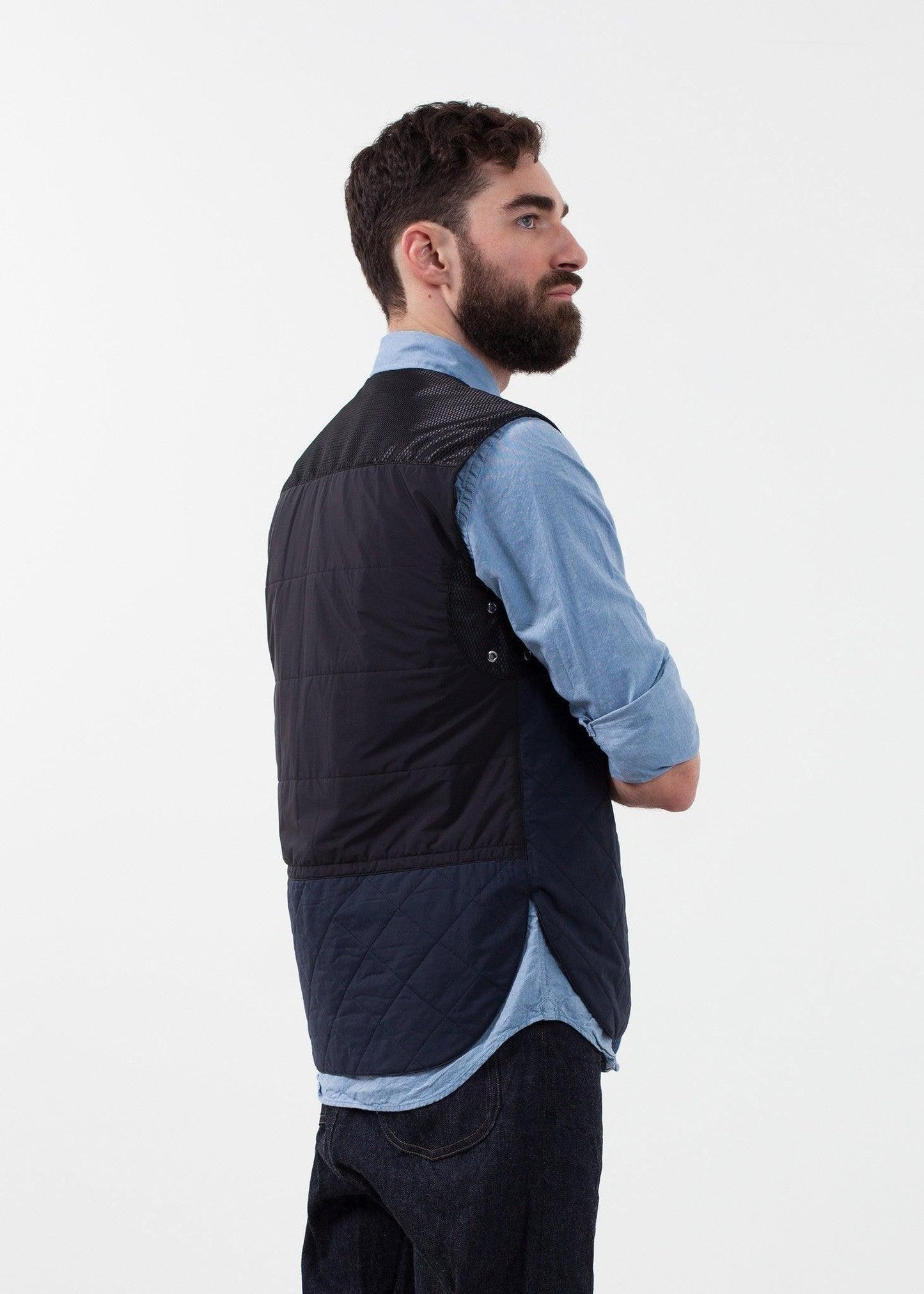 Reversible Quilted Vest.