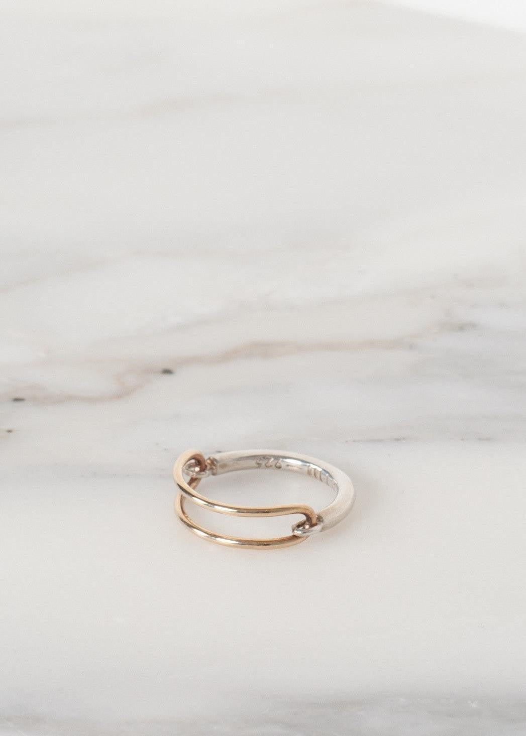 Ring 76 in Gold Multi.