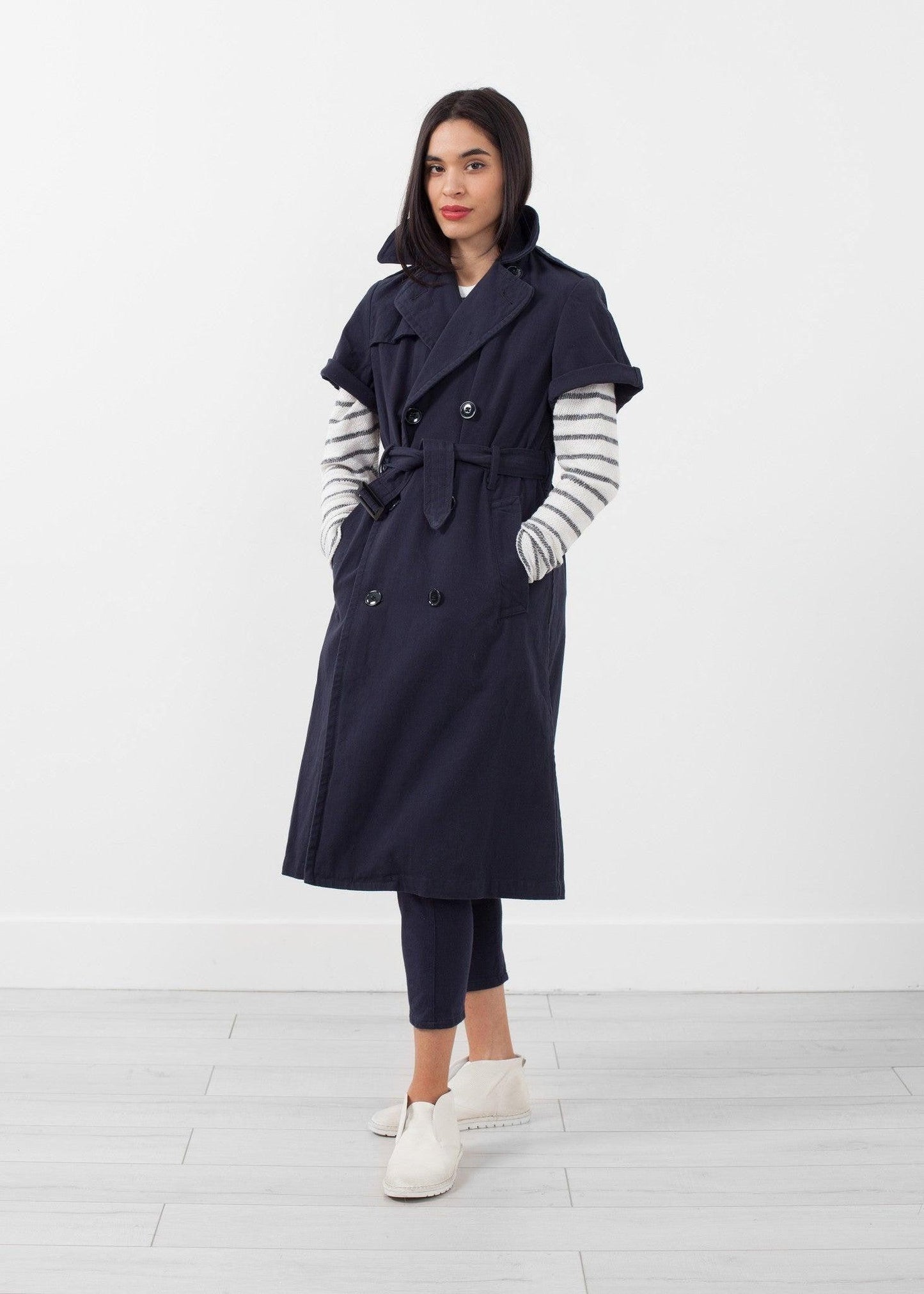 Rolled Sleeve Trenchcoat.