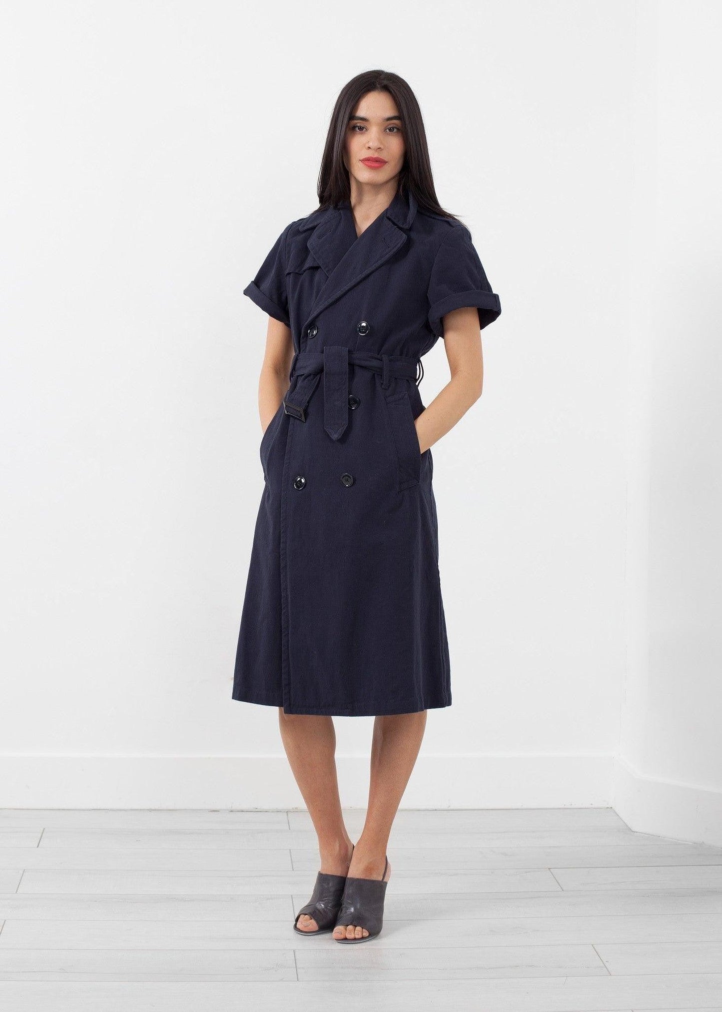 Rolled Sleeve Trenchcoat.