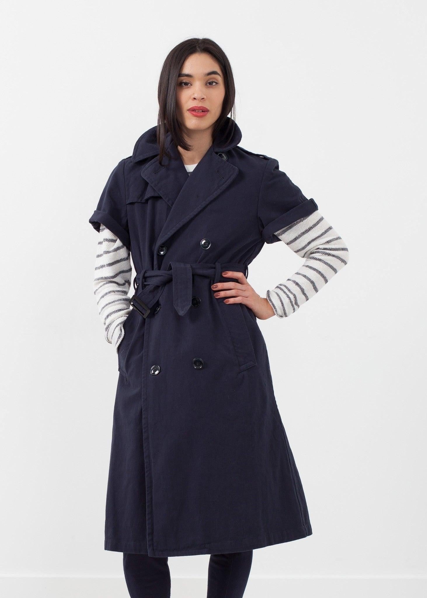 Rolled Sleeve Trenchcoat.