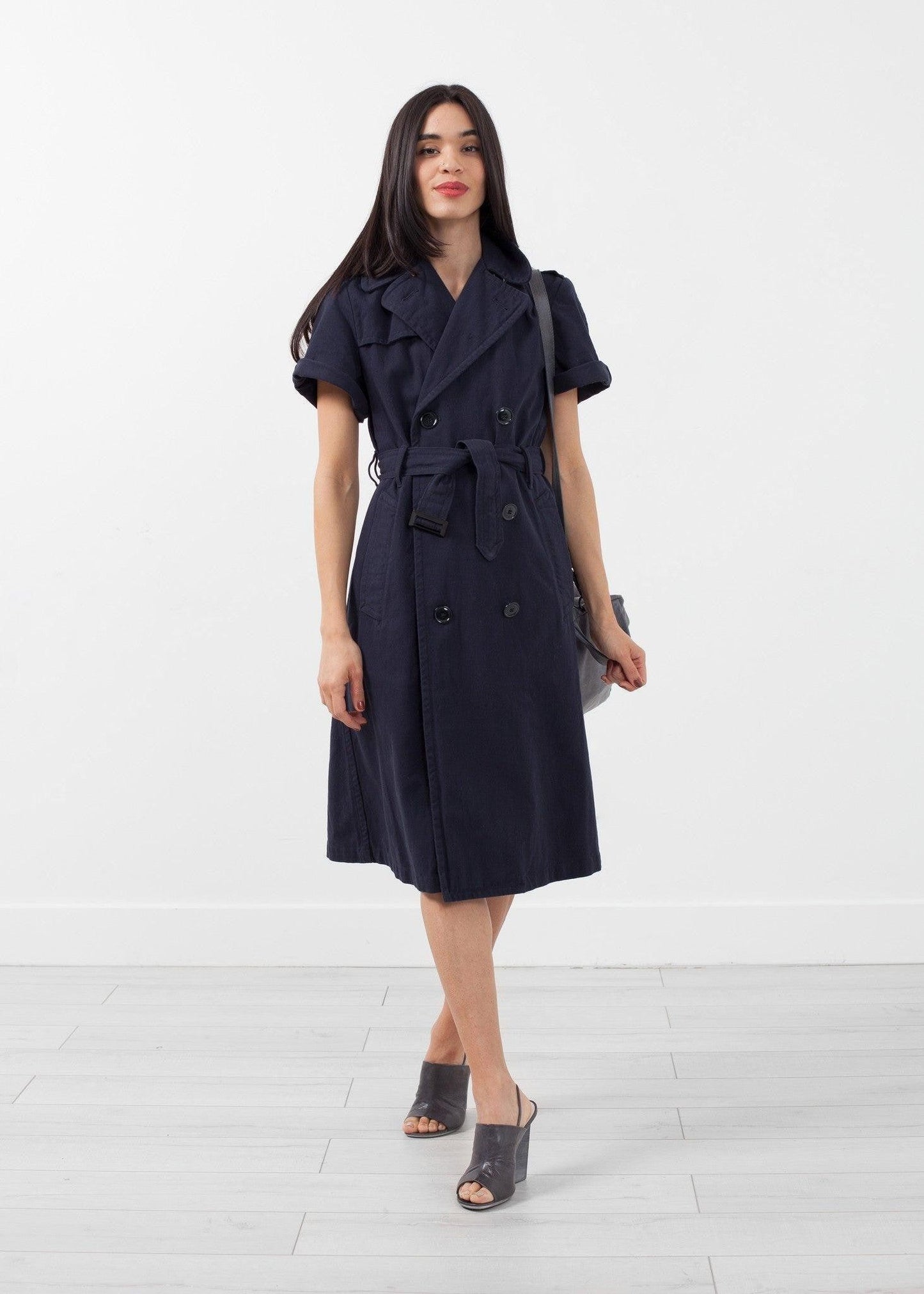 Rolled Sleeve Trenchcoat.