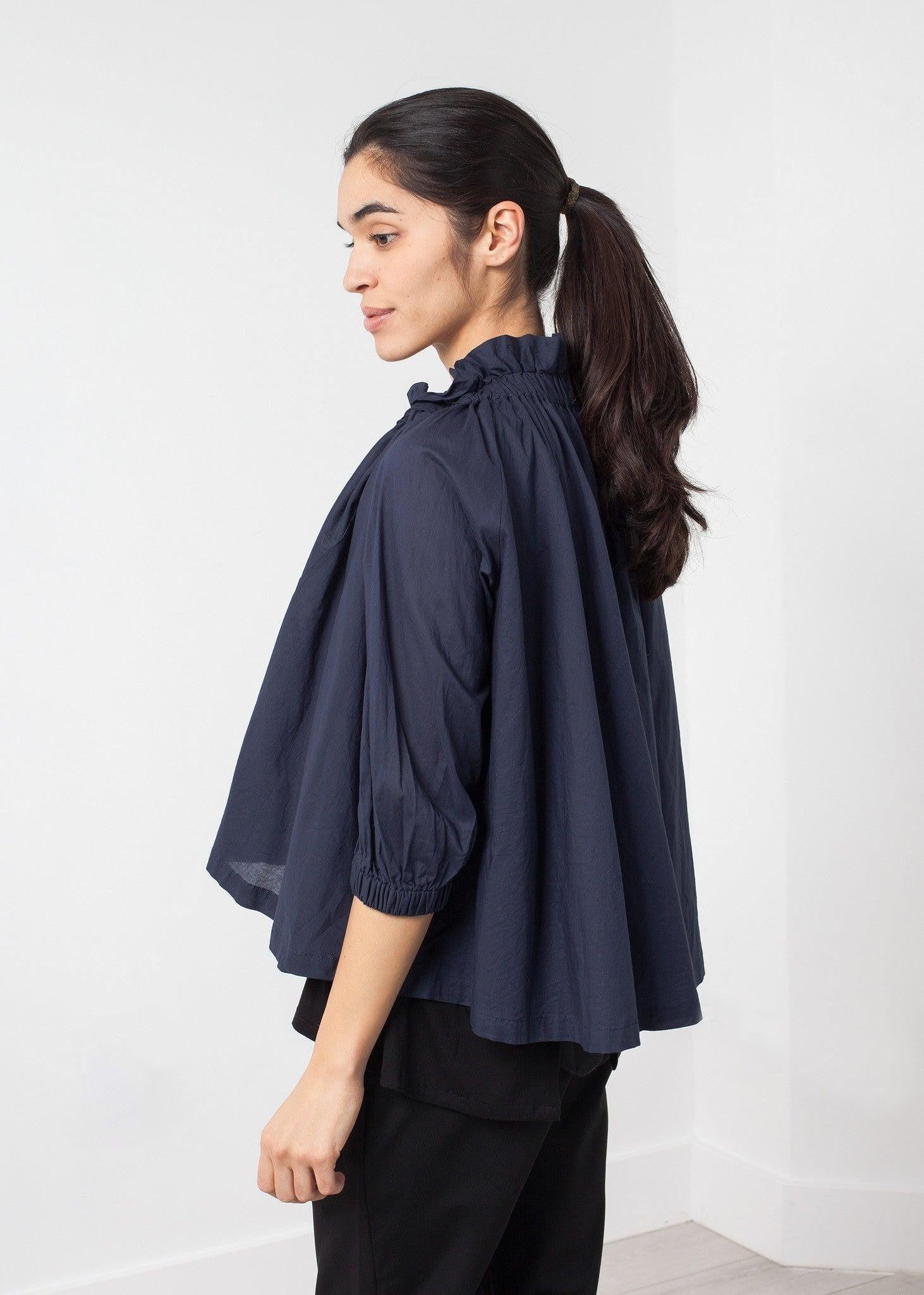 Ruffled Cabin Top.