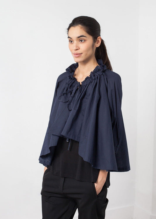 Ruffled Cabin Top.