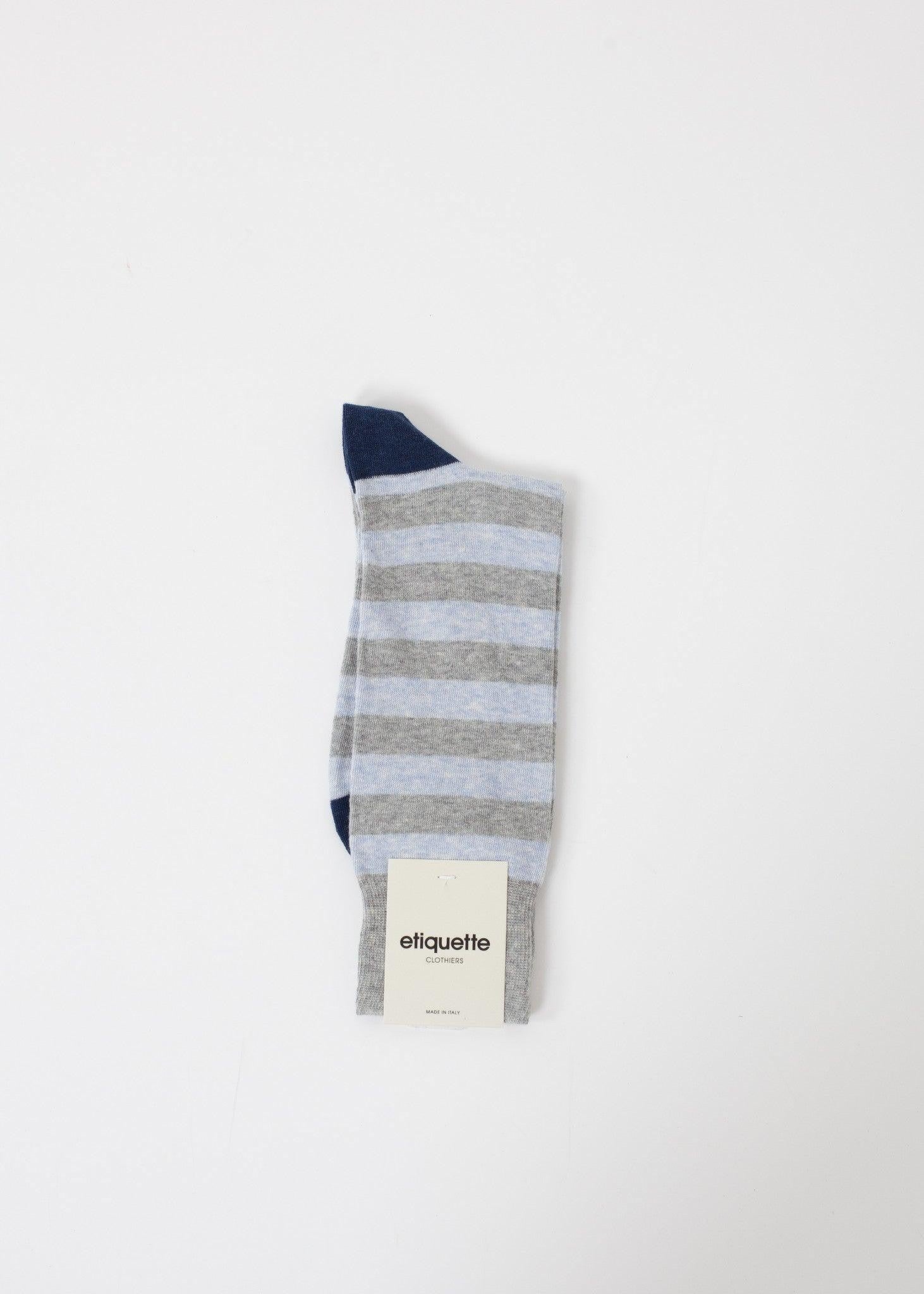 Rugby Stripe Sock.