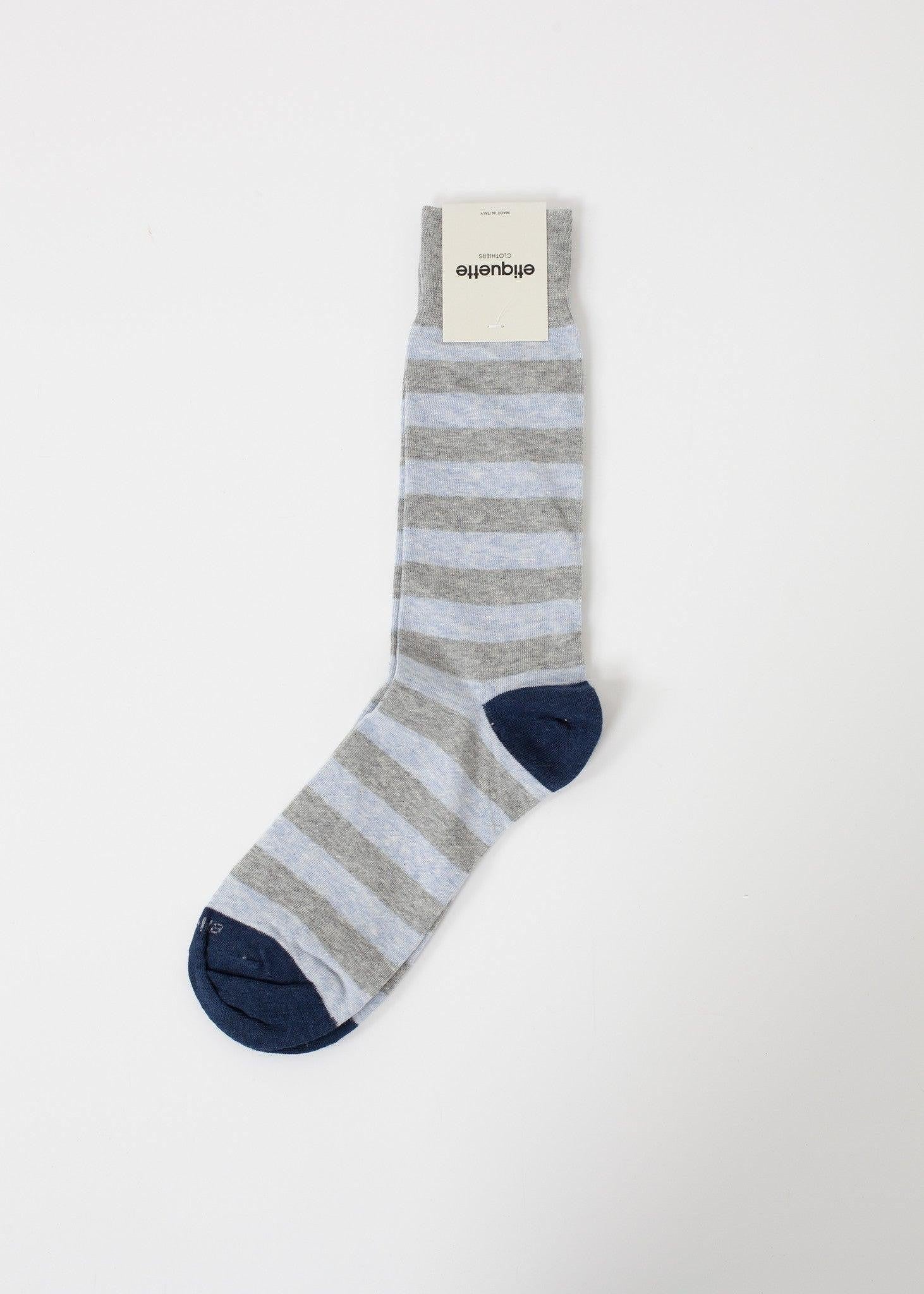 Rugby Stripe Sock.