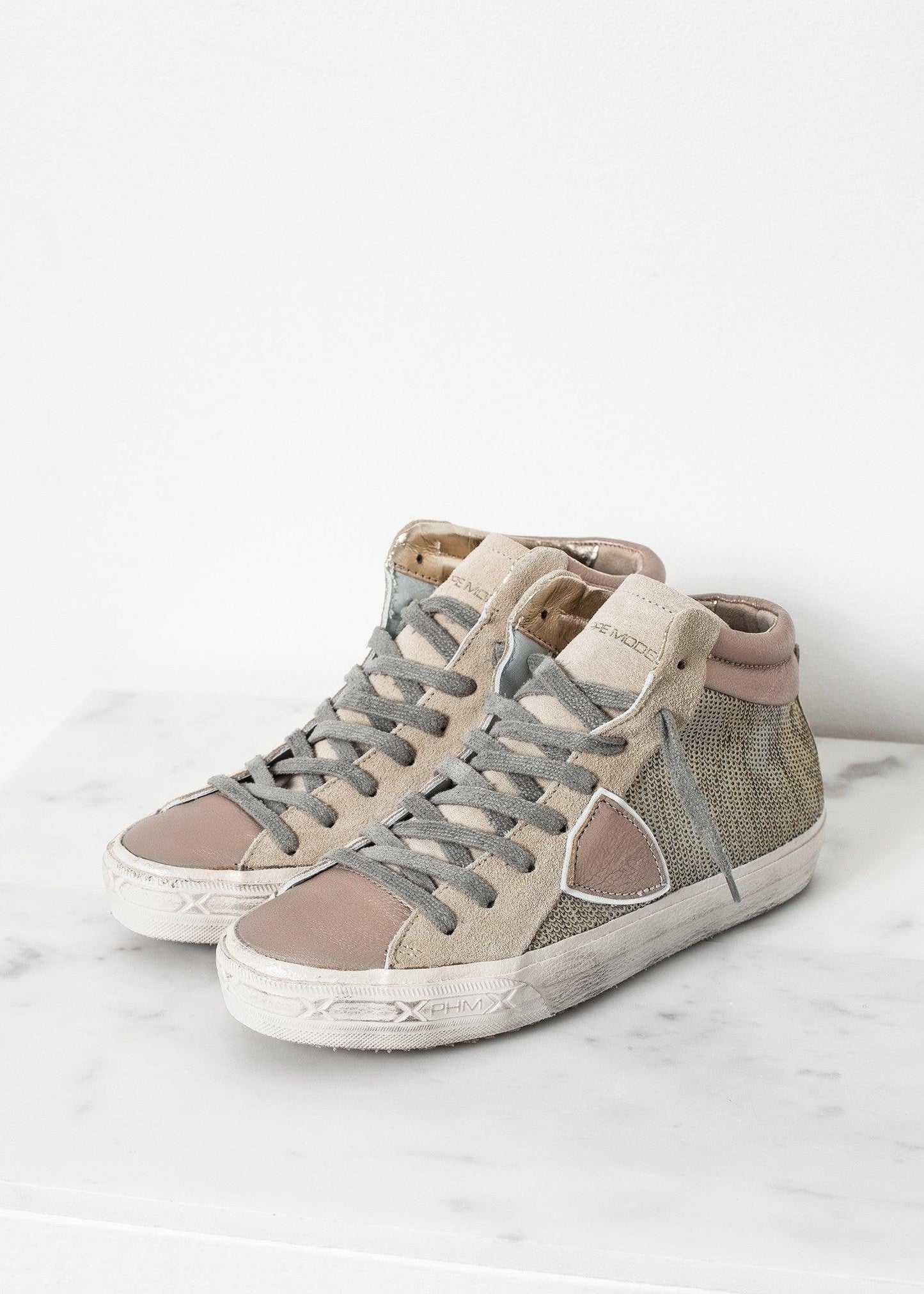 Sequin High Top Sneaker.