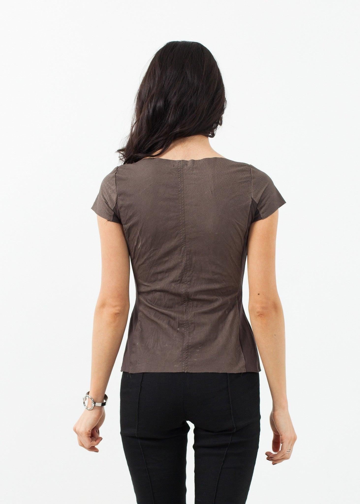 short sleeve button up.