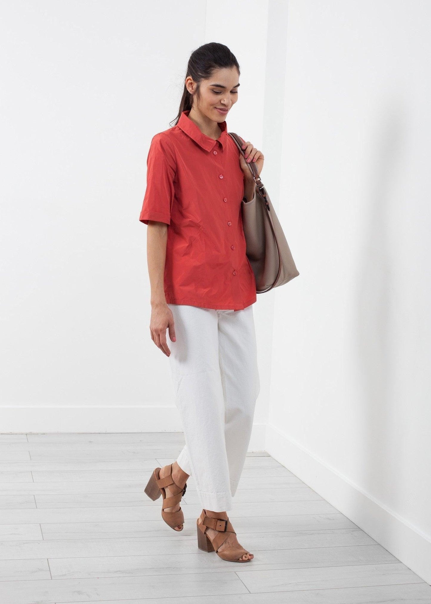 Short Sleeve Button Up.
