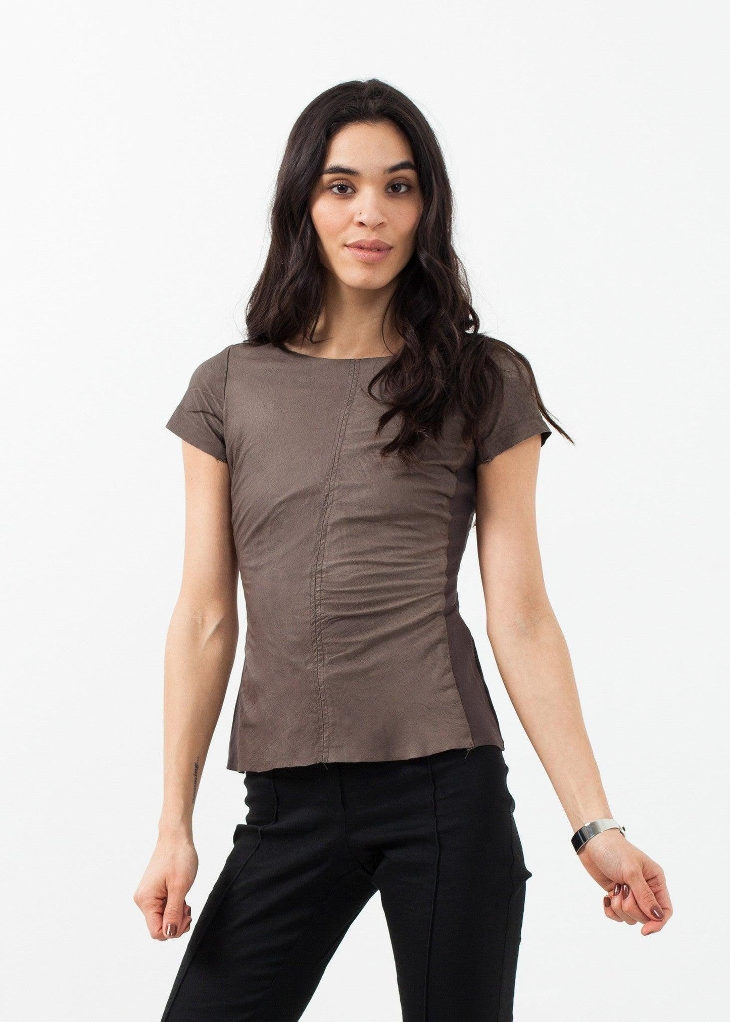 short sleeve button up.