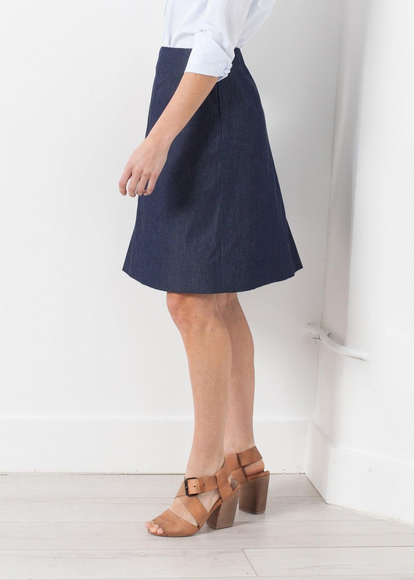 Side Pleat Skirt.