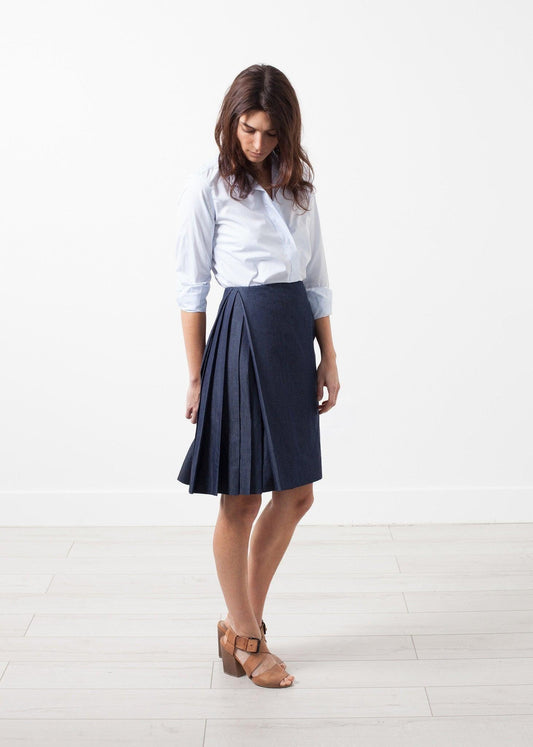 Side Pleat Skirt.