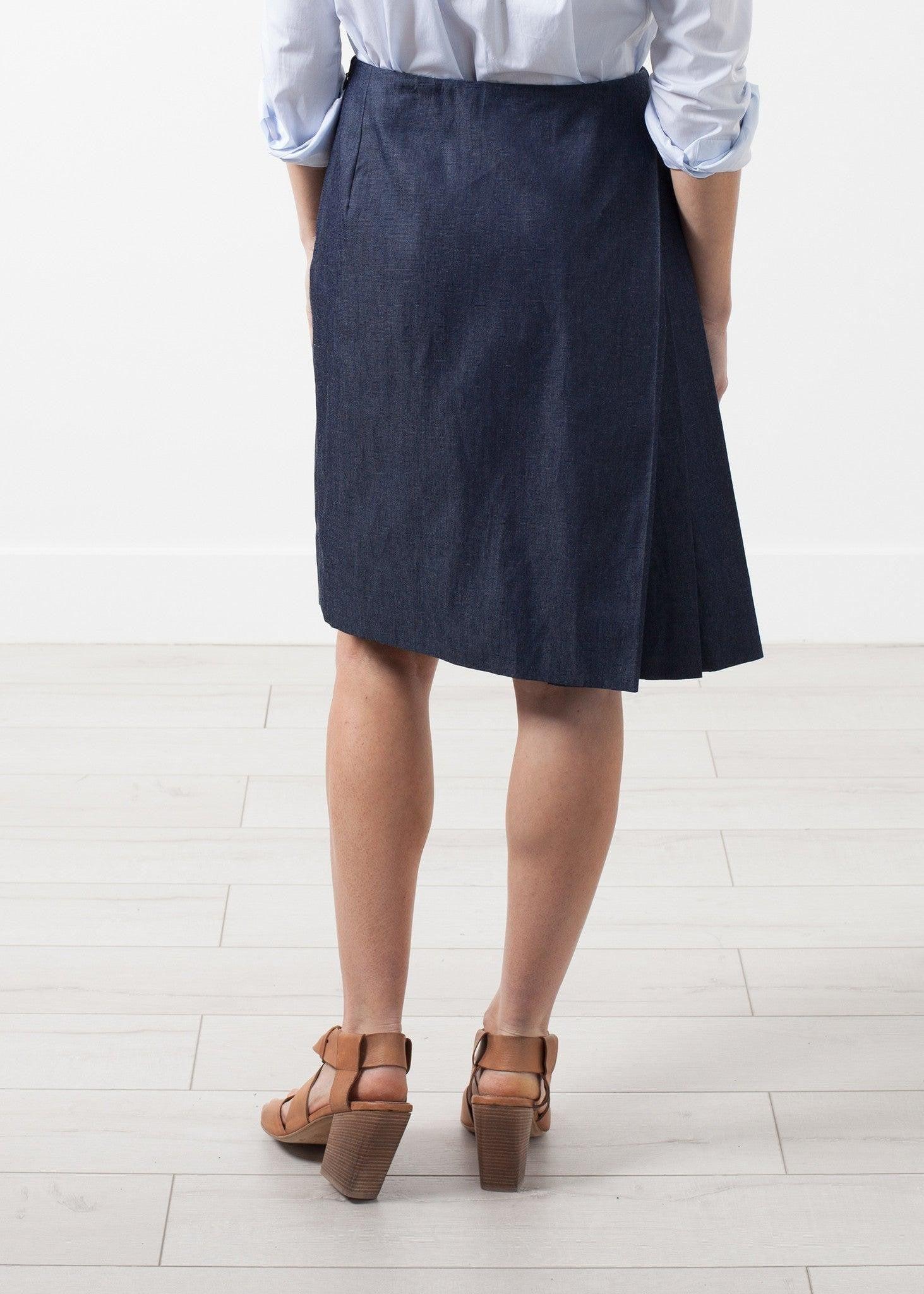 Side Pleat Skirt.