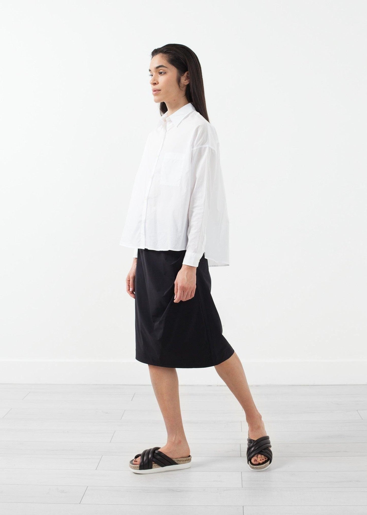 Side Ruche Skirt.