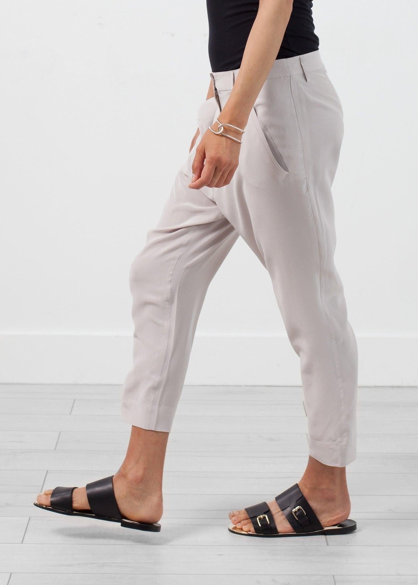 Silk Drop Crotch Pant.