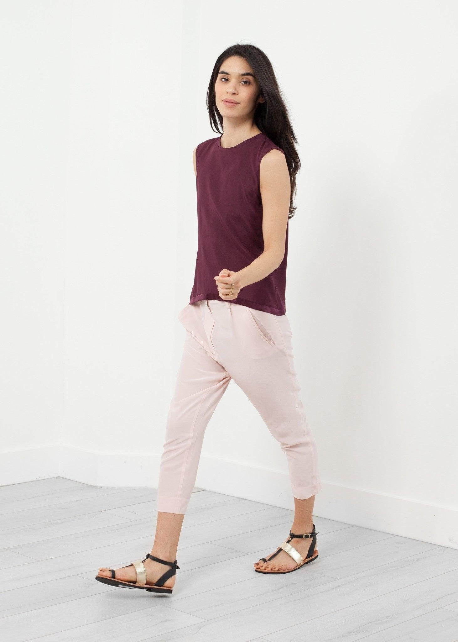 Silk Drop Crotch Pant.