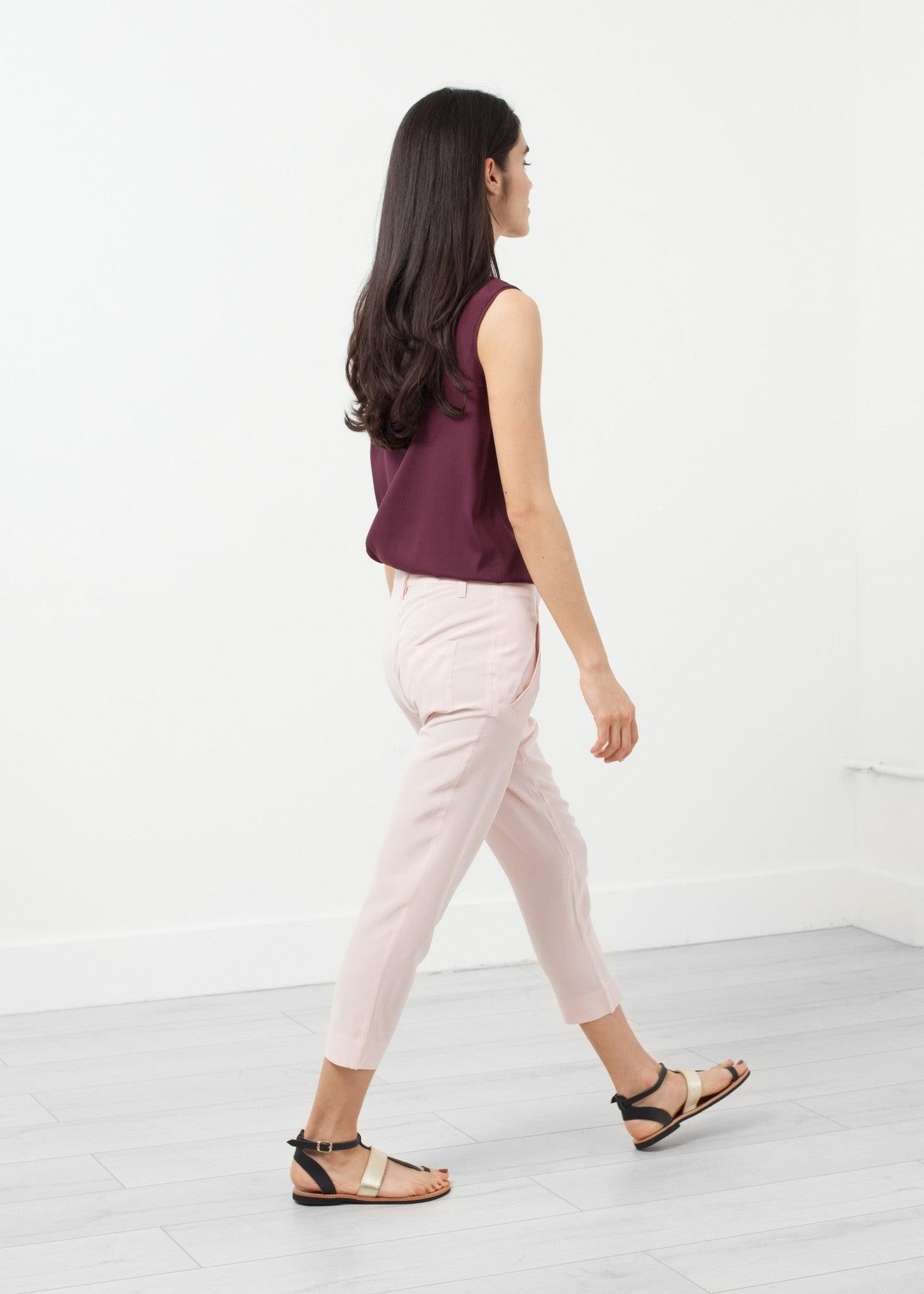 Silk Drop Crotch Pant.