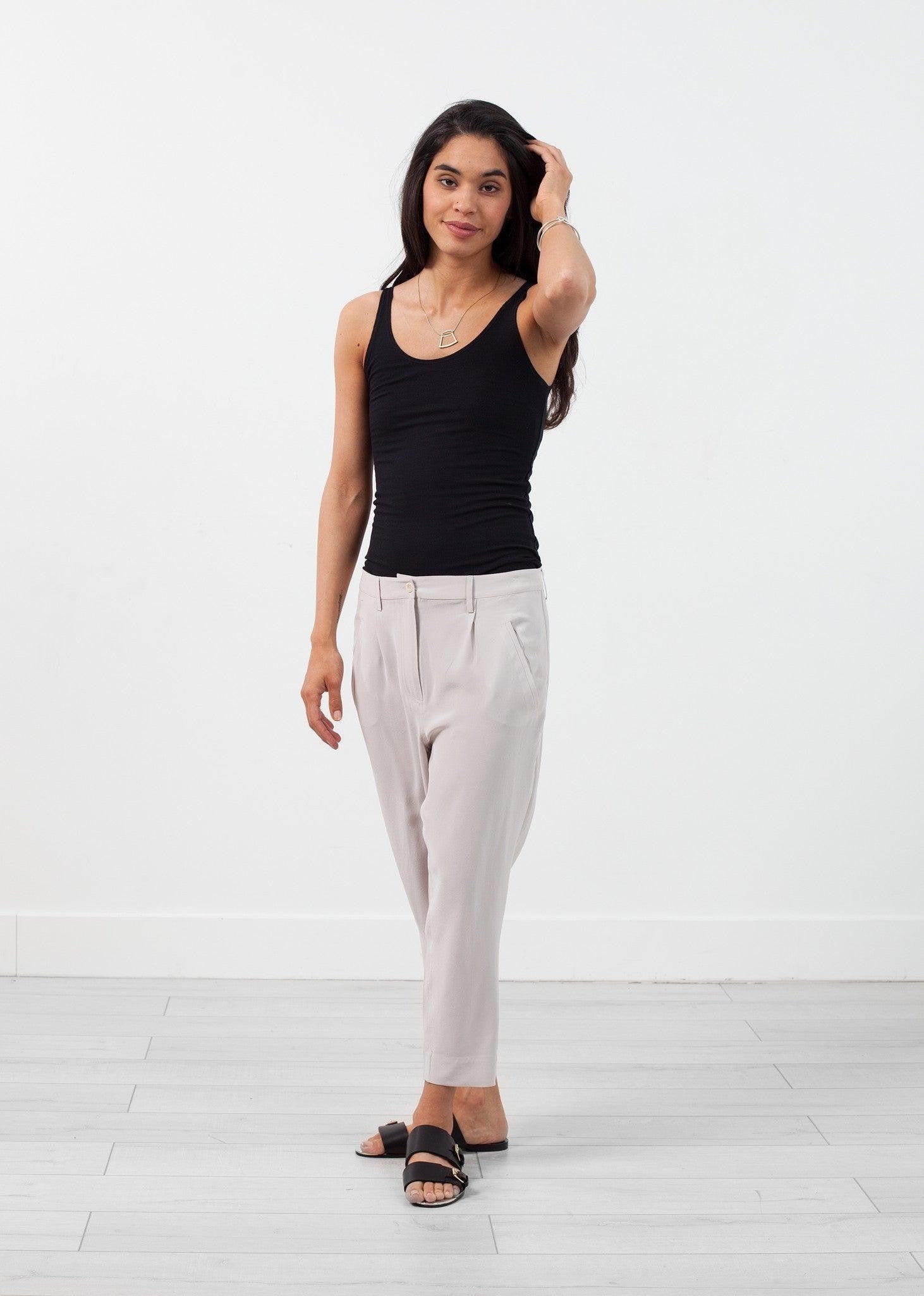 Silk Drop Crotch Pant.