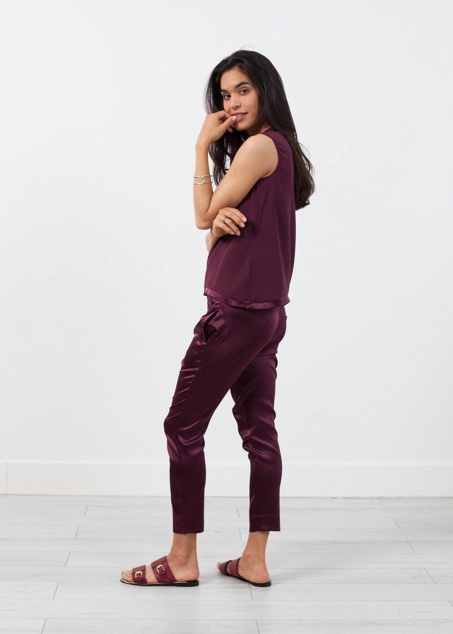 Silk Pullup Pant.
