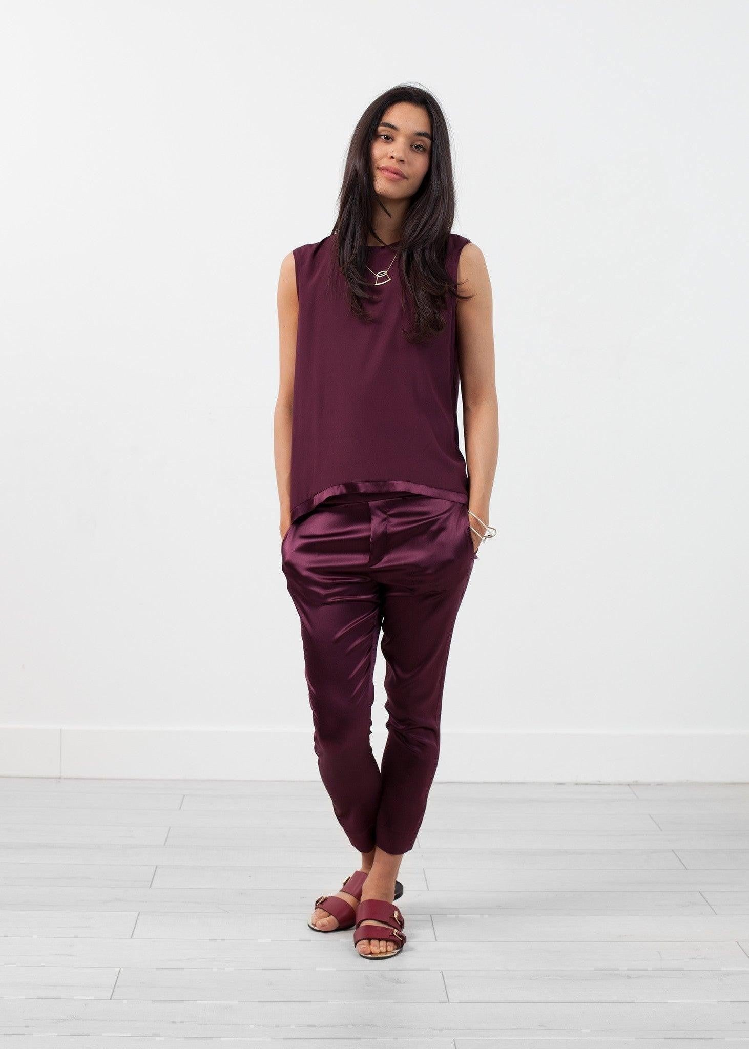 Silk Pullup Pant.