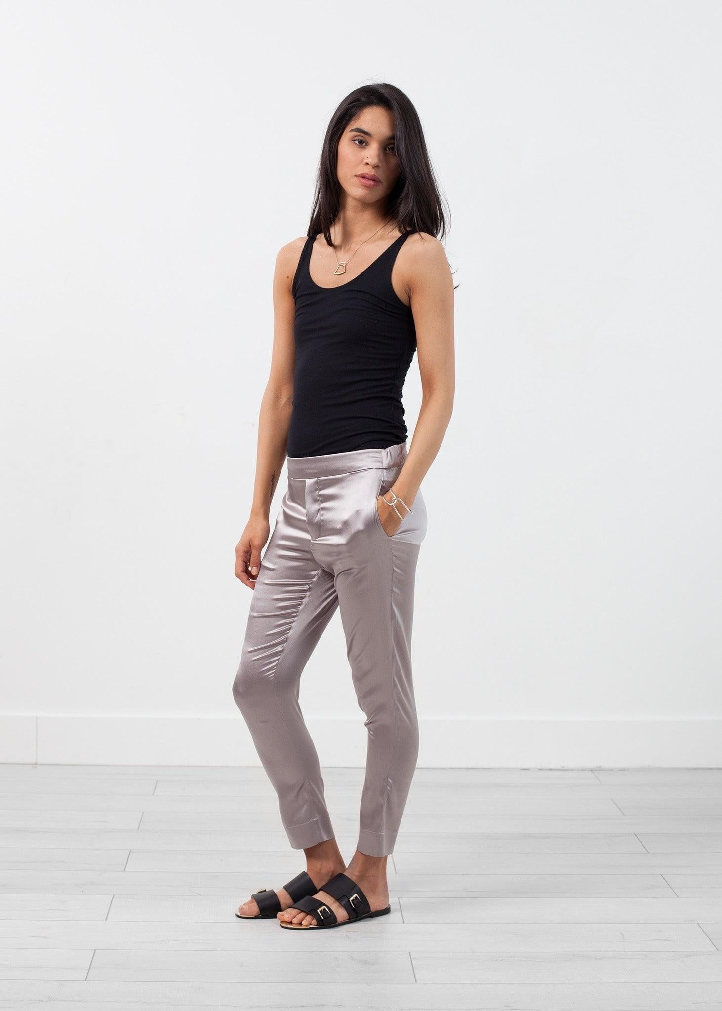 Silk Pullup Pant.