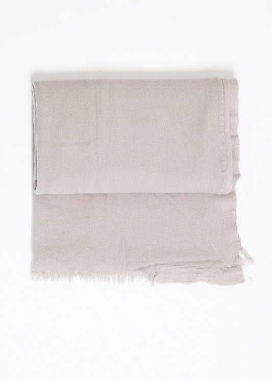 Simple Scarf in Latte.