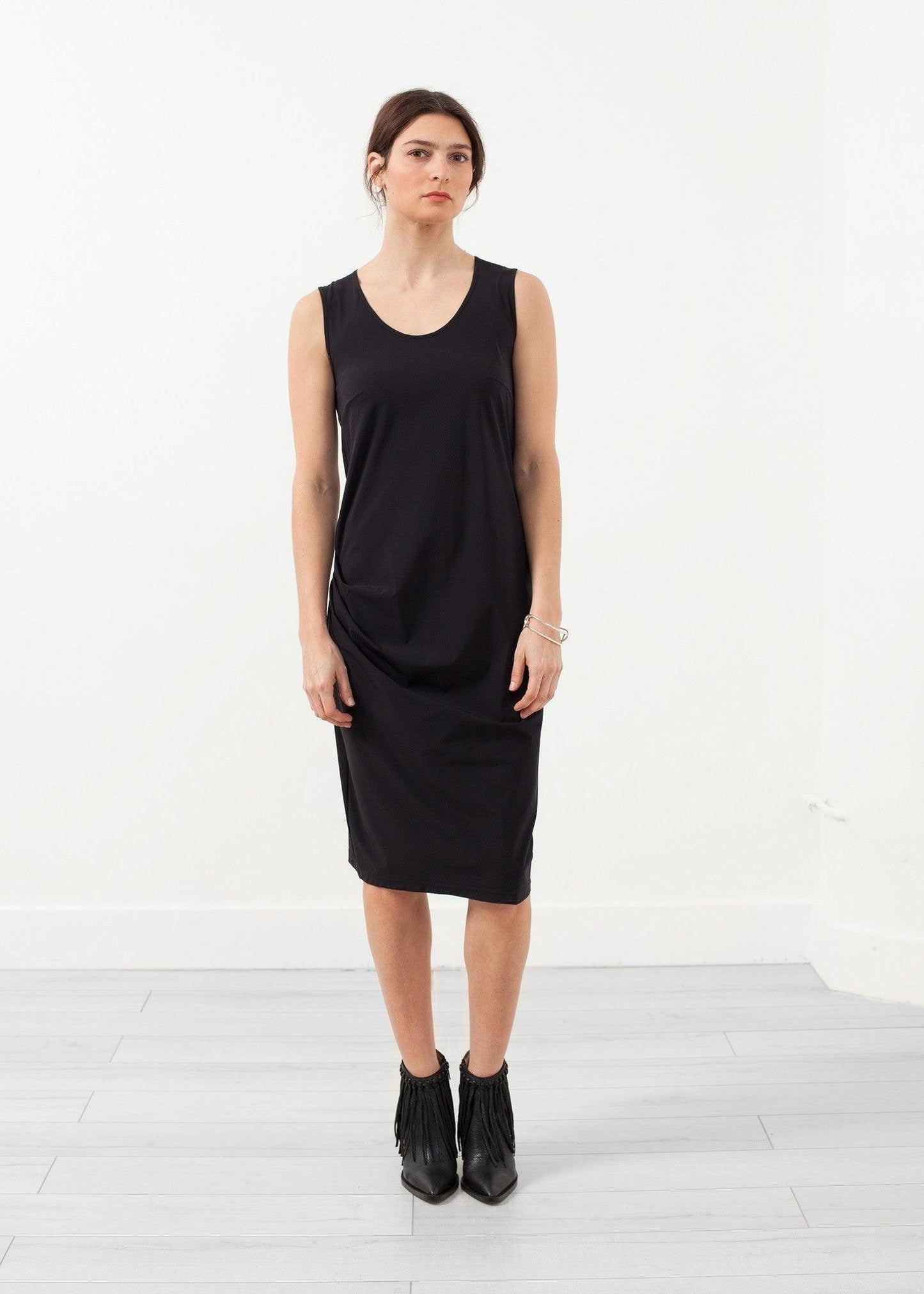 Sleeveless Fitted Dress.