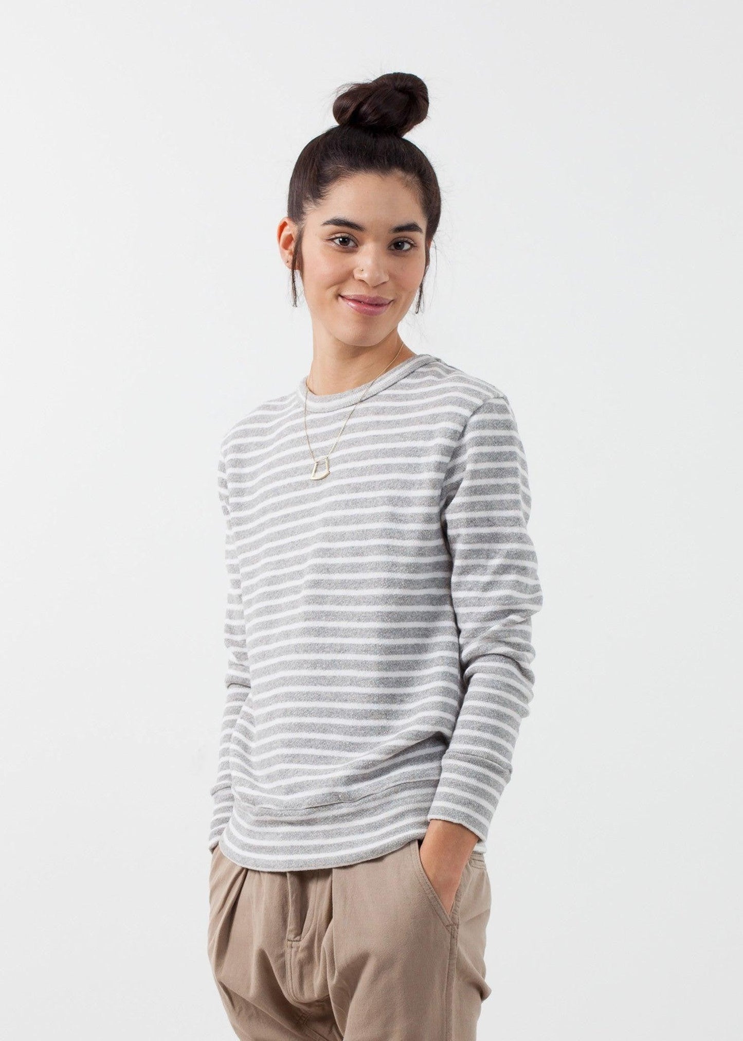 Striped Pullover.