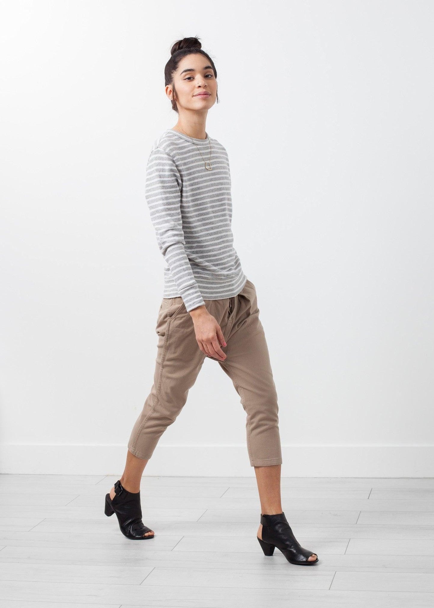 Striped Pullover.