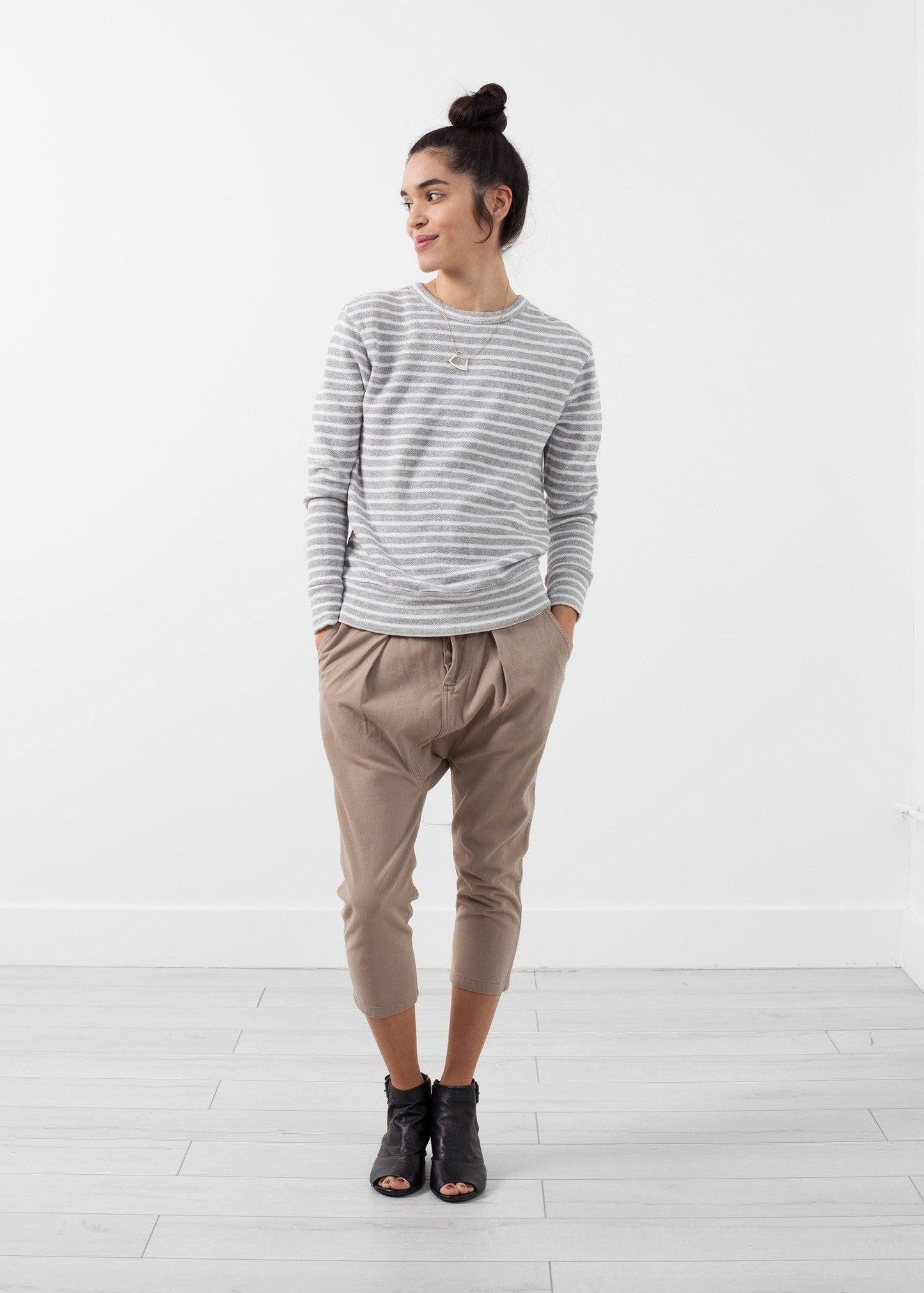 Striped Pullover.
