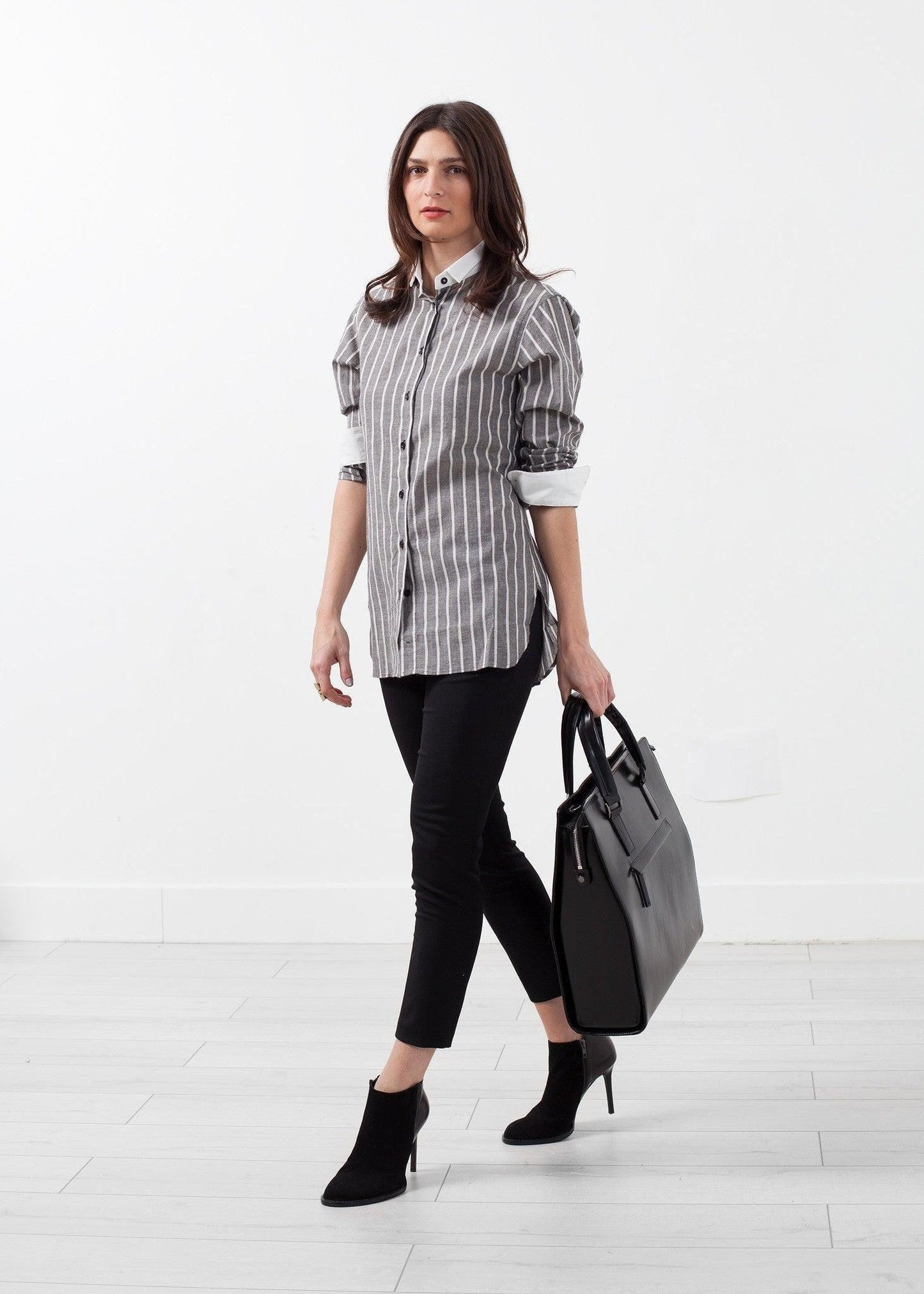 Striped Tuxedo Shirt.