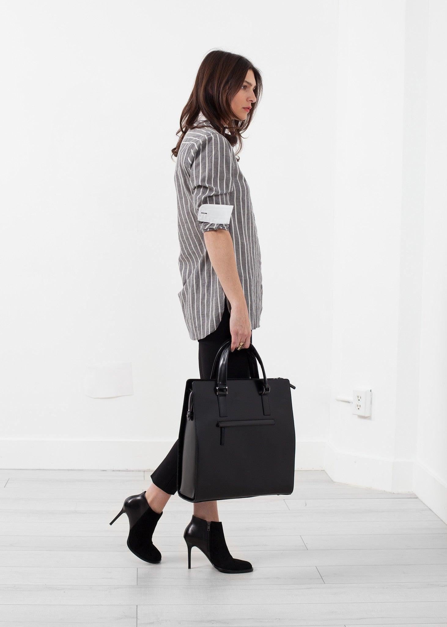 Striped Tuxedo Shirt.