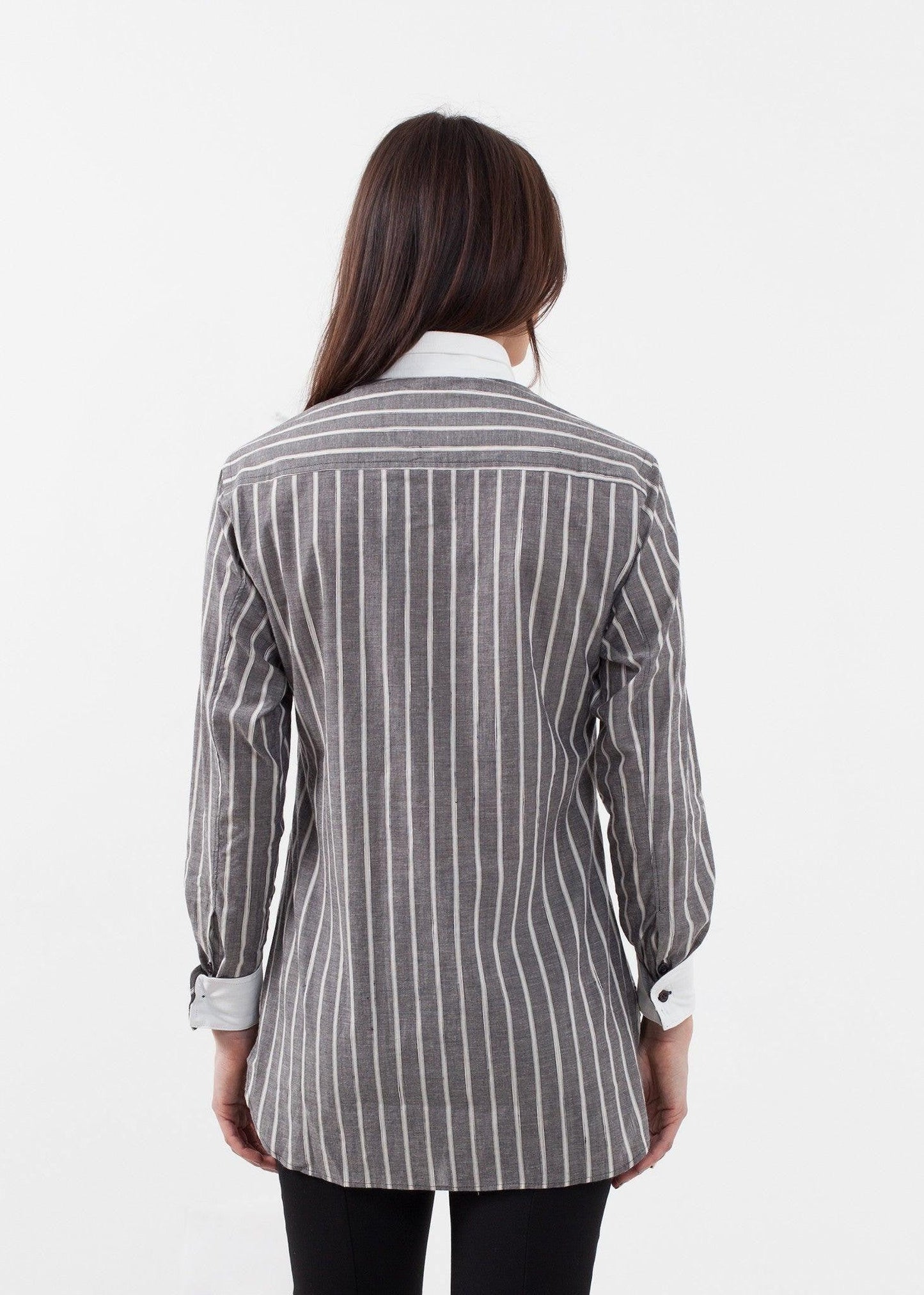 Striped Tuxedo Shirt.