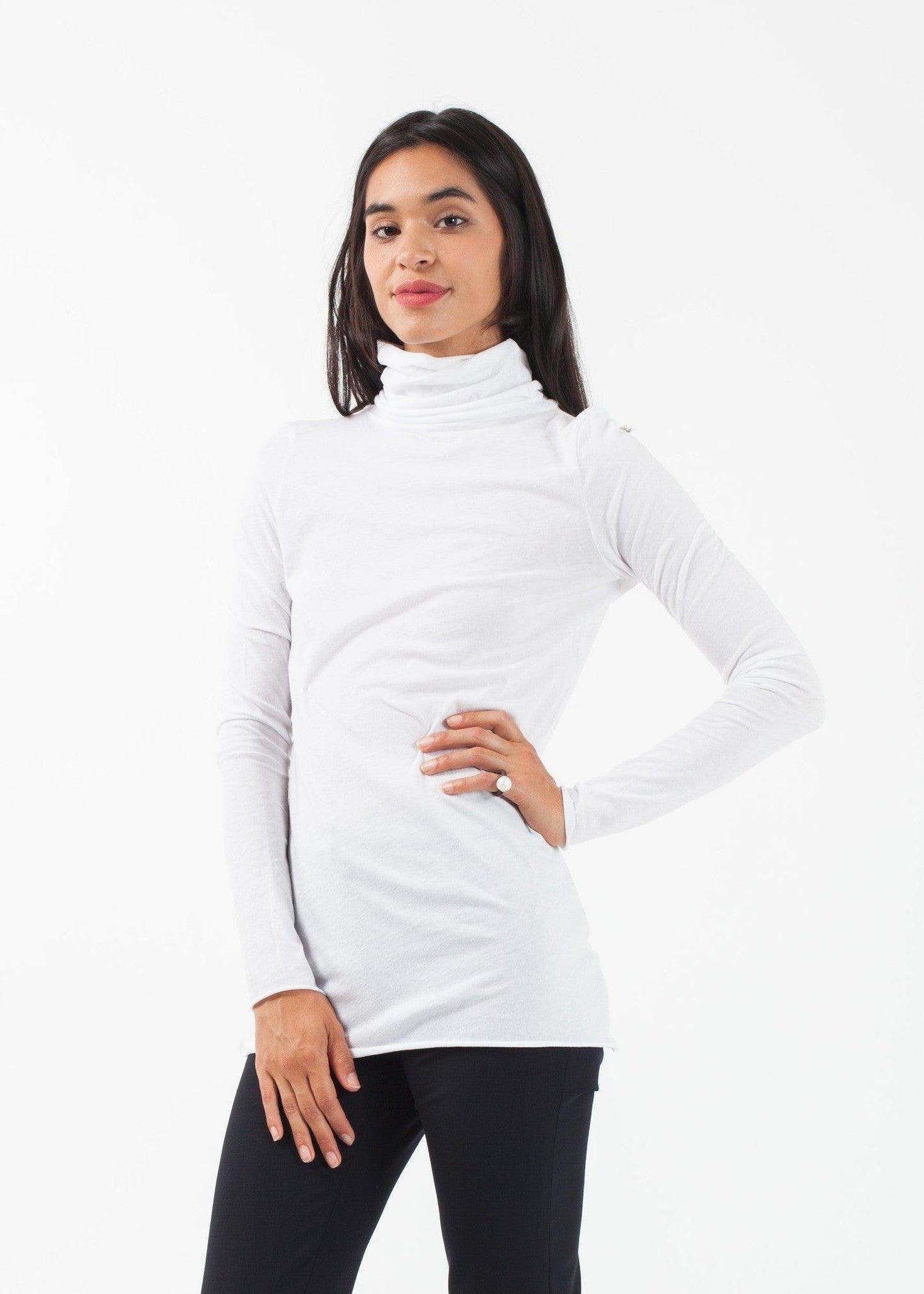 Turtleneck.
