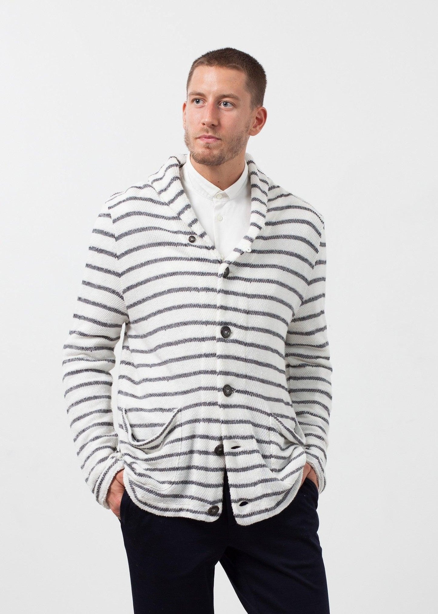 Unisex Shawl Cardigan.