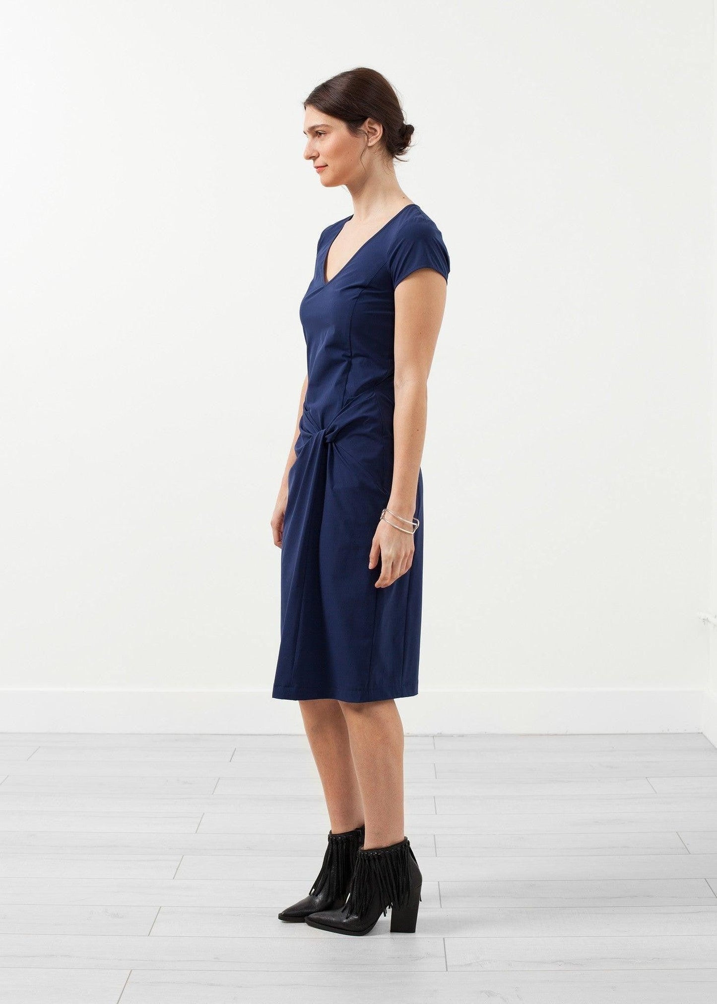 V-Neck Twist Dress.