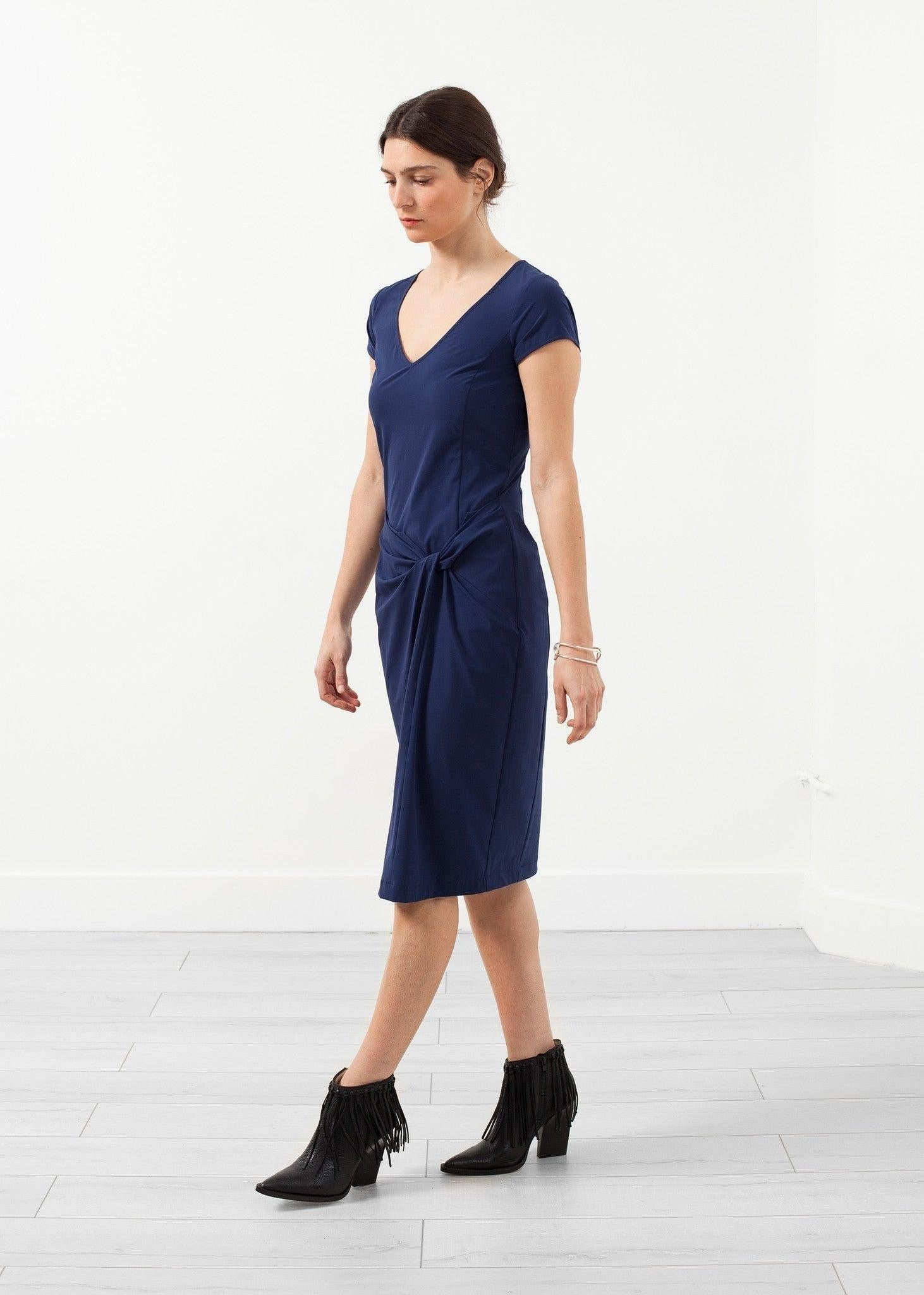 V-Neck Twist Dress.
