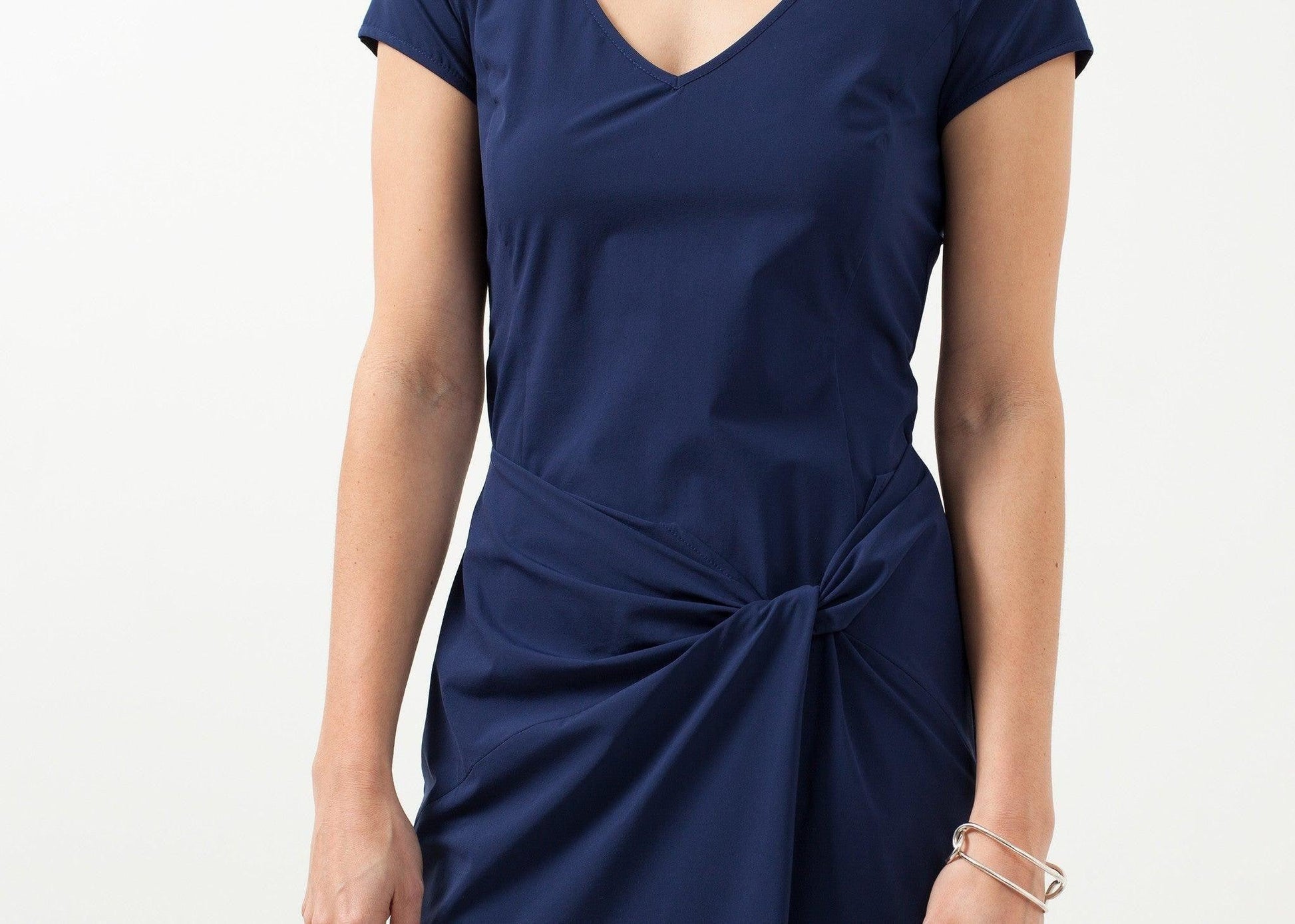 V-Neck Twist Dress.