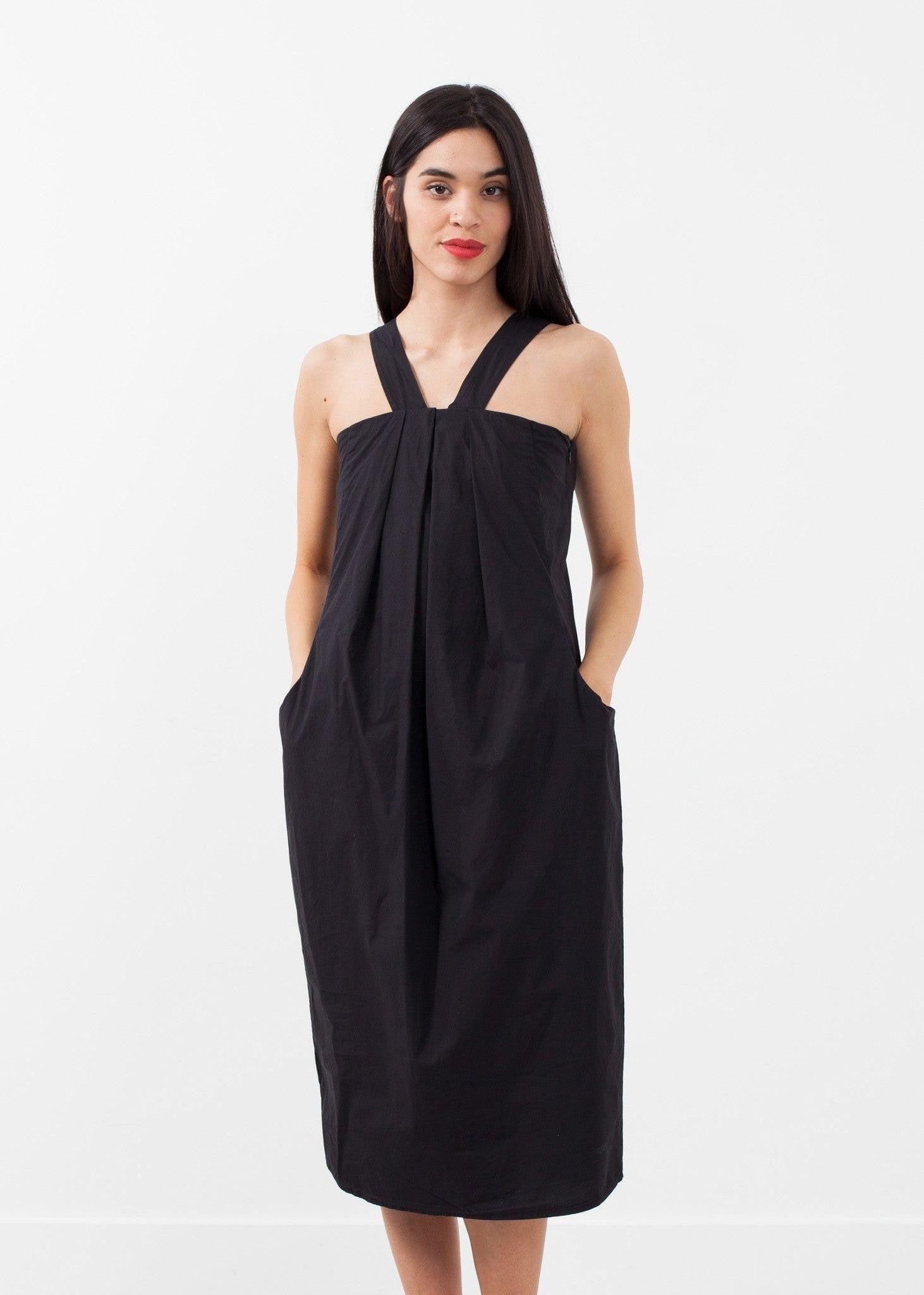 V-Strap Pocket Dress.