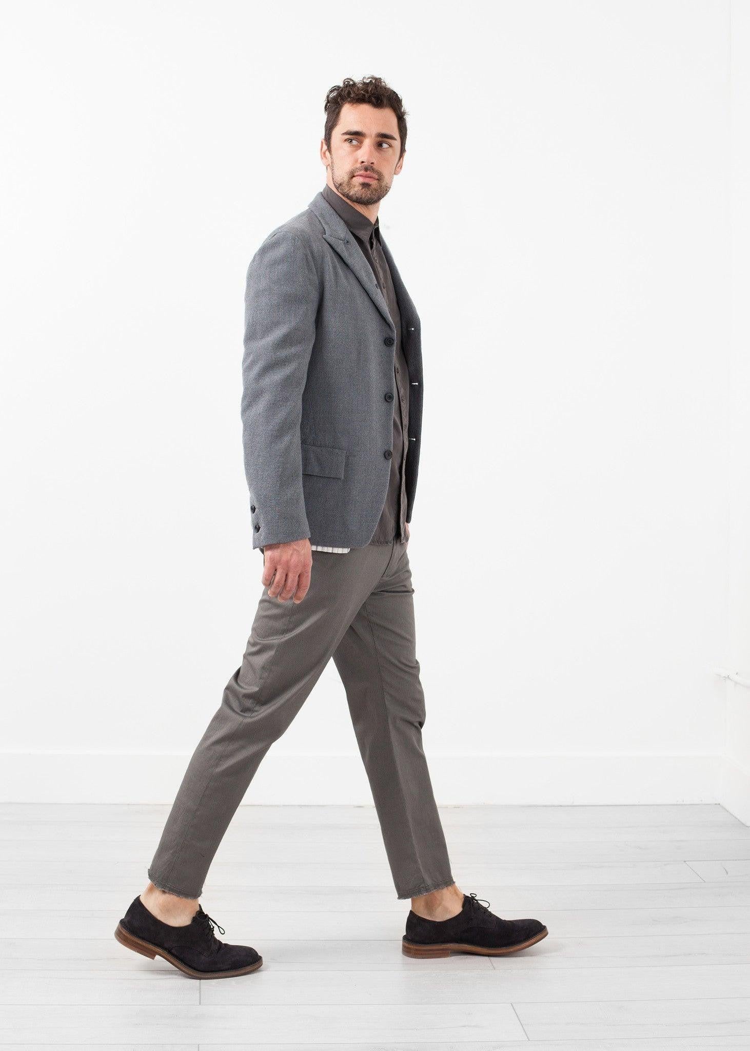 Washed Wool Blazer.