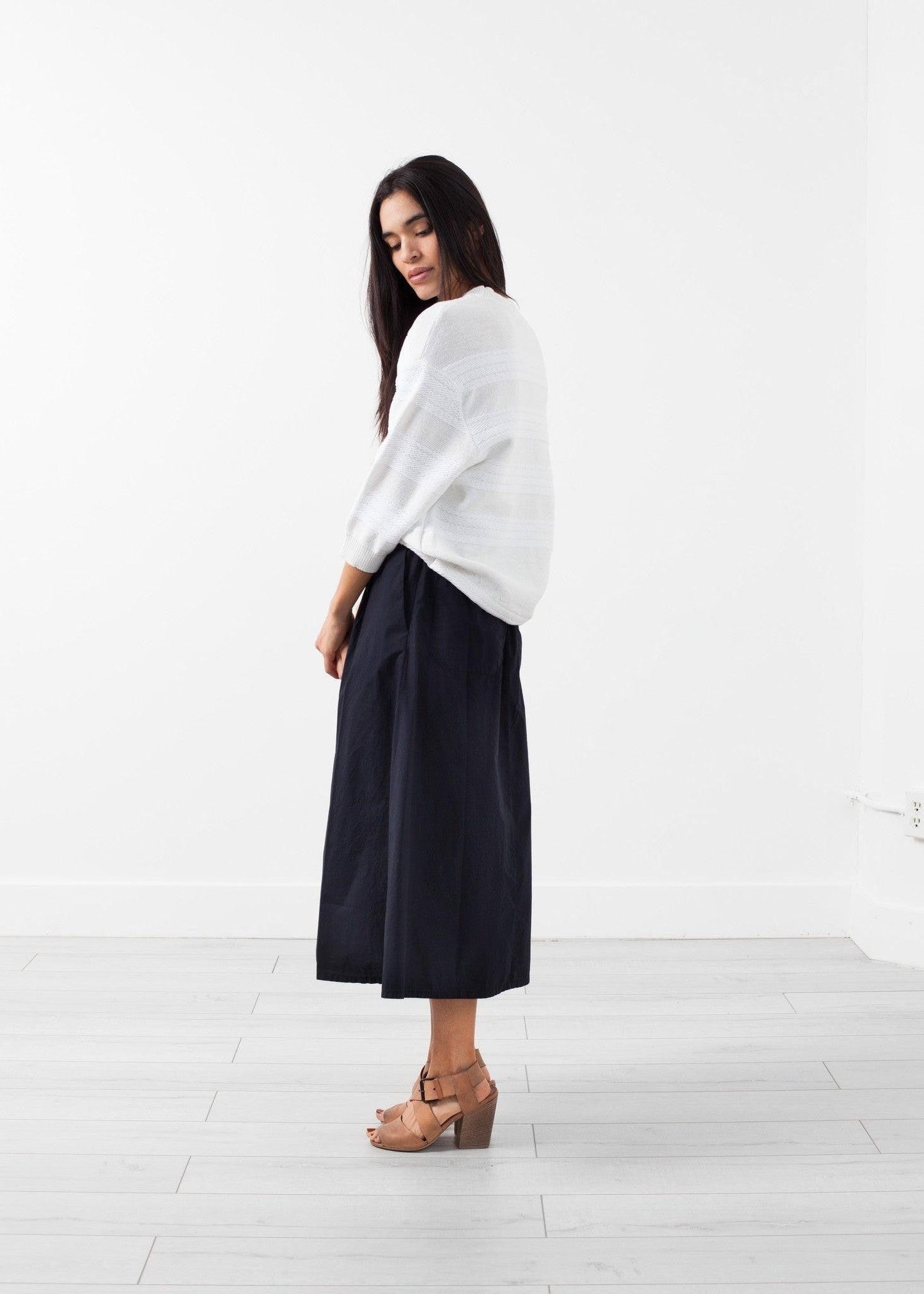 Wide Stripe Sweater.