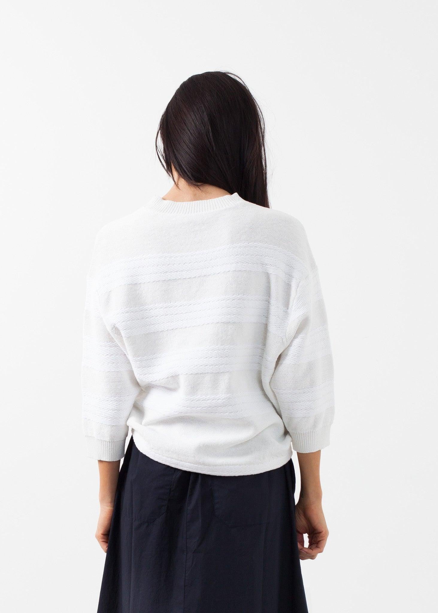Wide Stripe Sweater.
