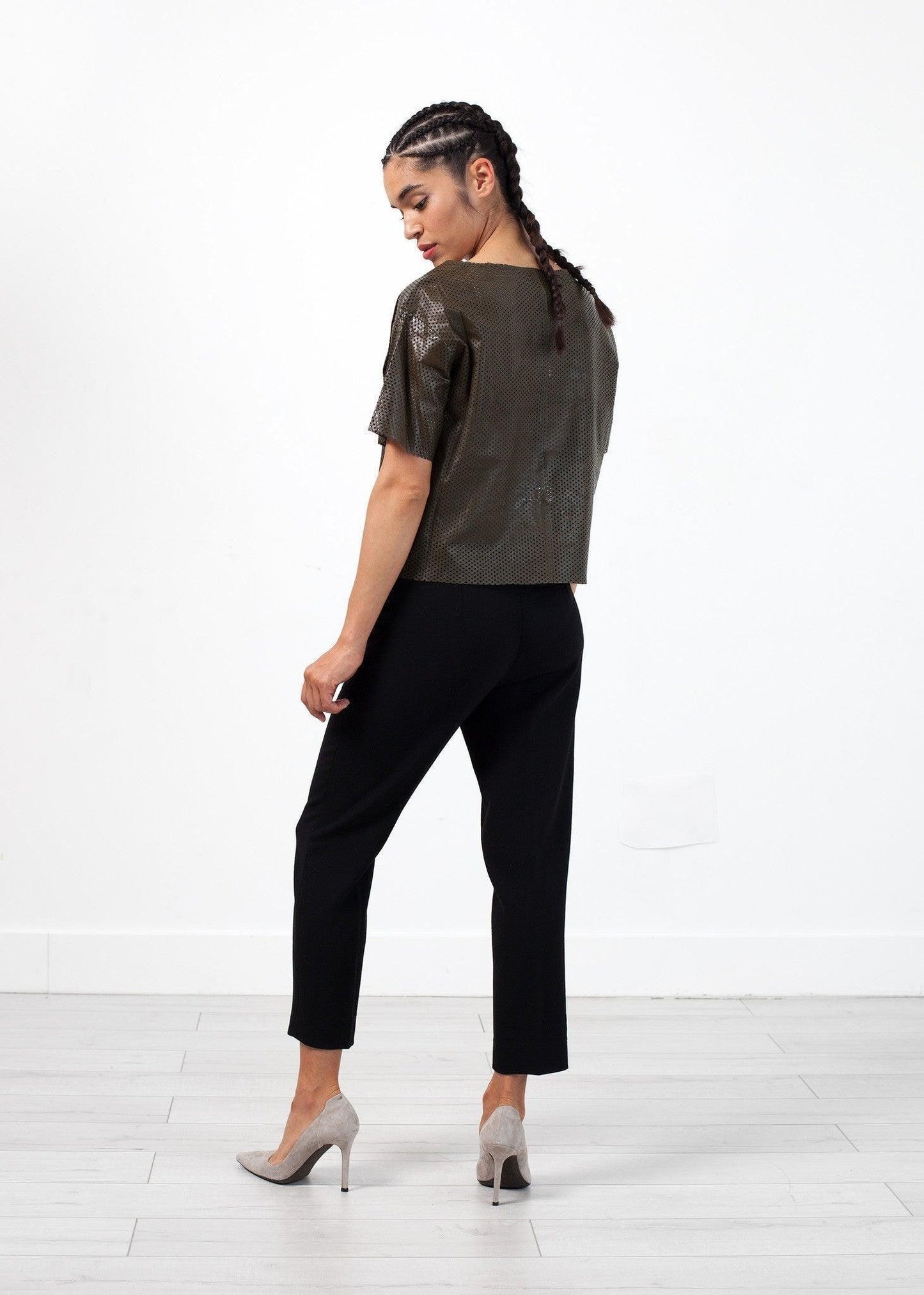 Wool Crepe Pant.