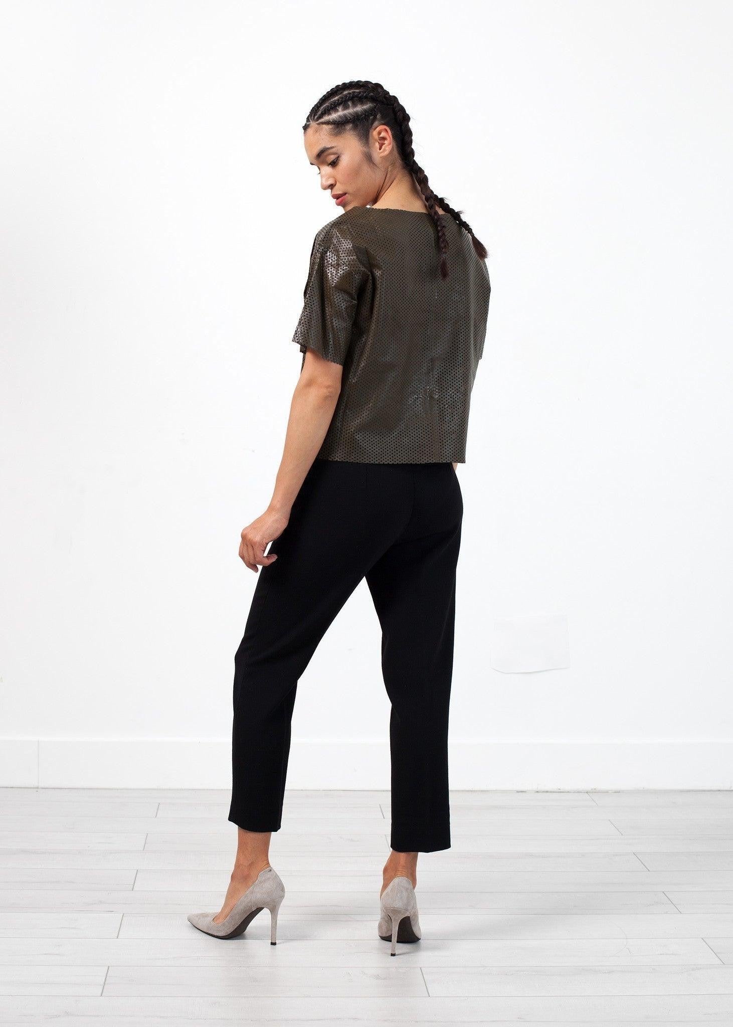 Wool Crepe Pant.